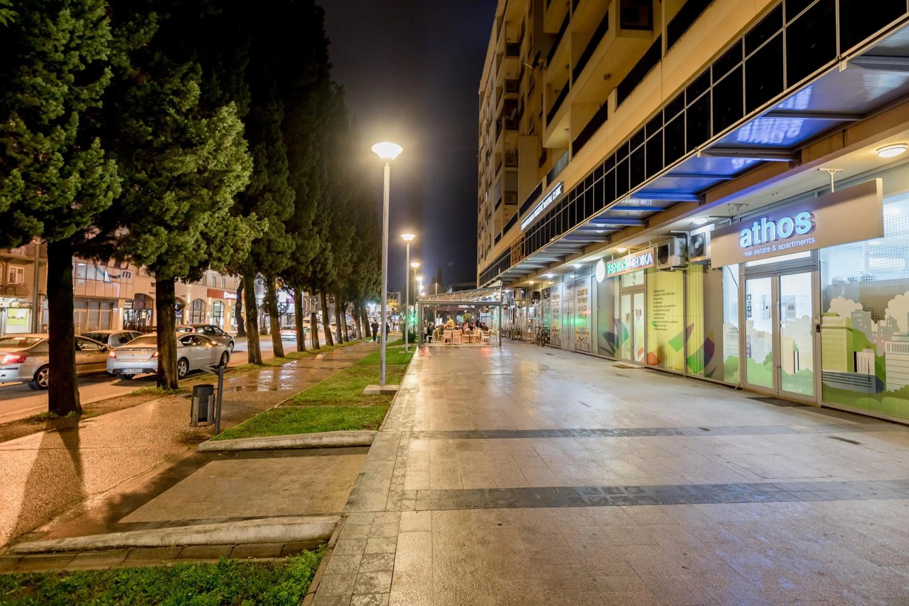 Property building in Apartments Athos