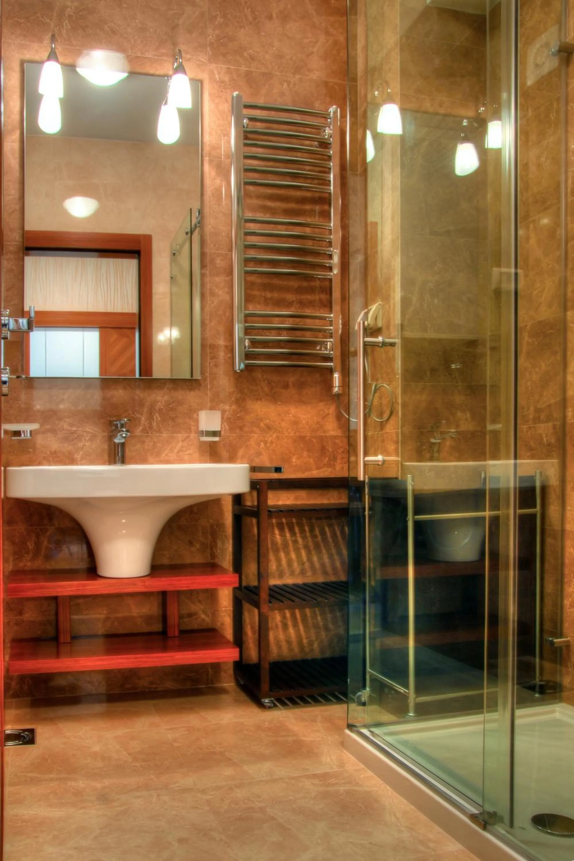 Shower in Apartments Athos