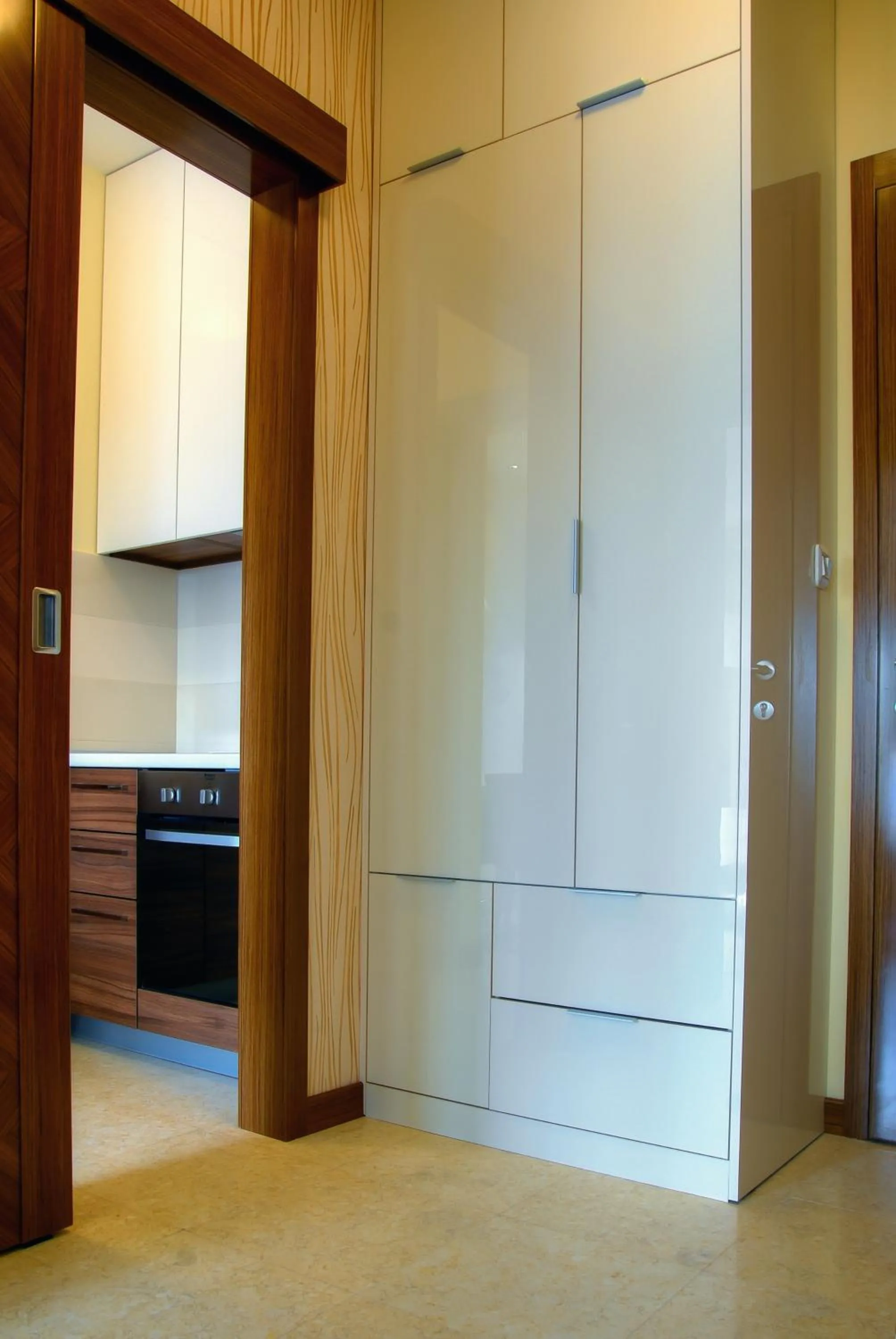 Kitchen or kitchenette in Apartments Athos