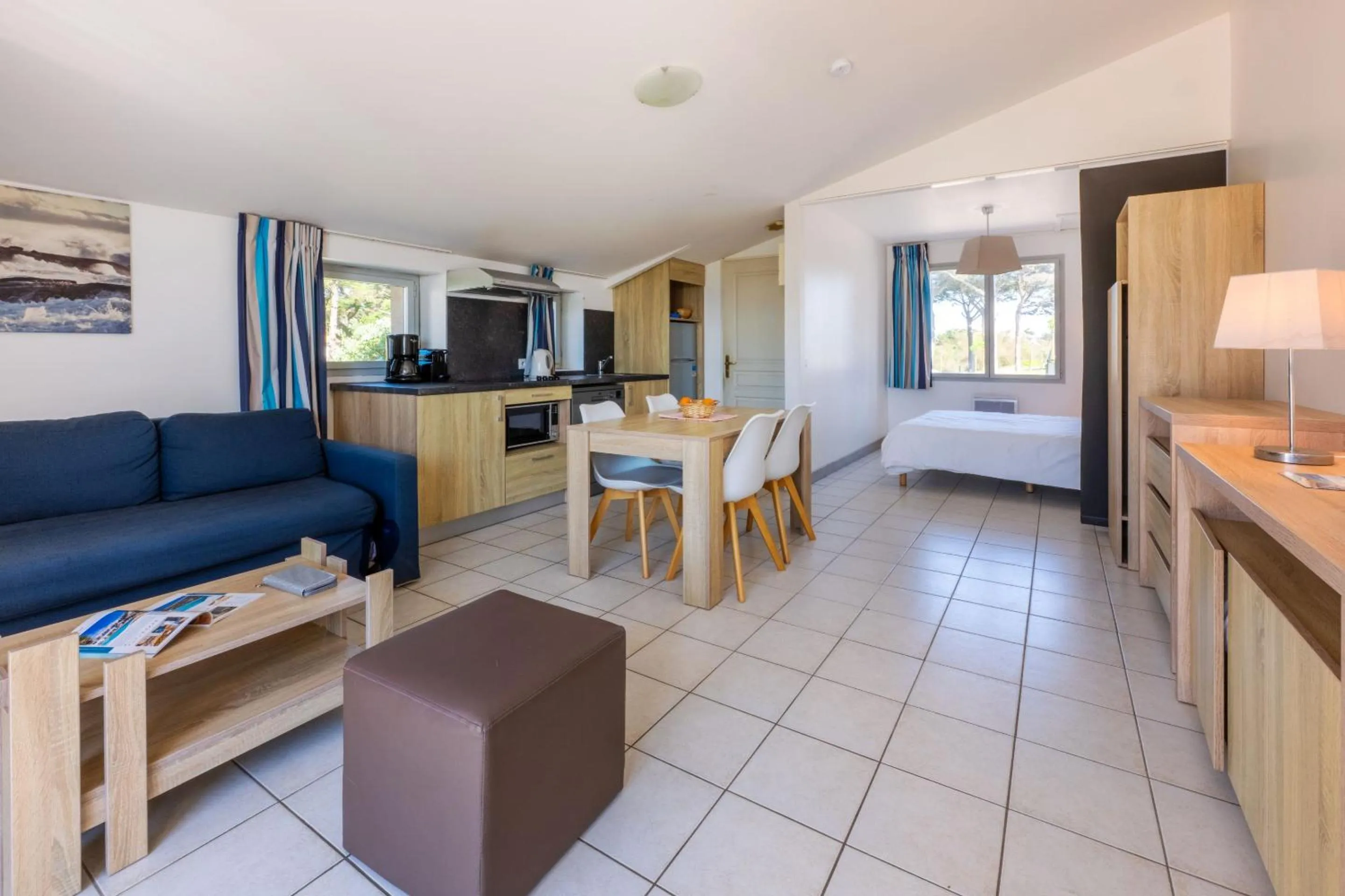 Bed in Résidence Odalys Valentin plage