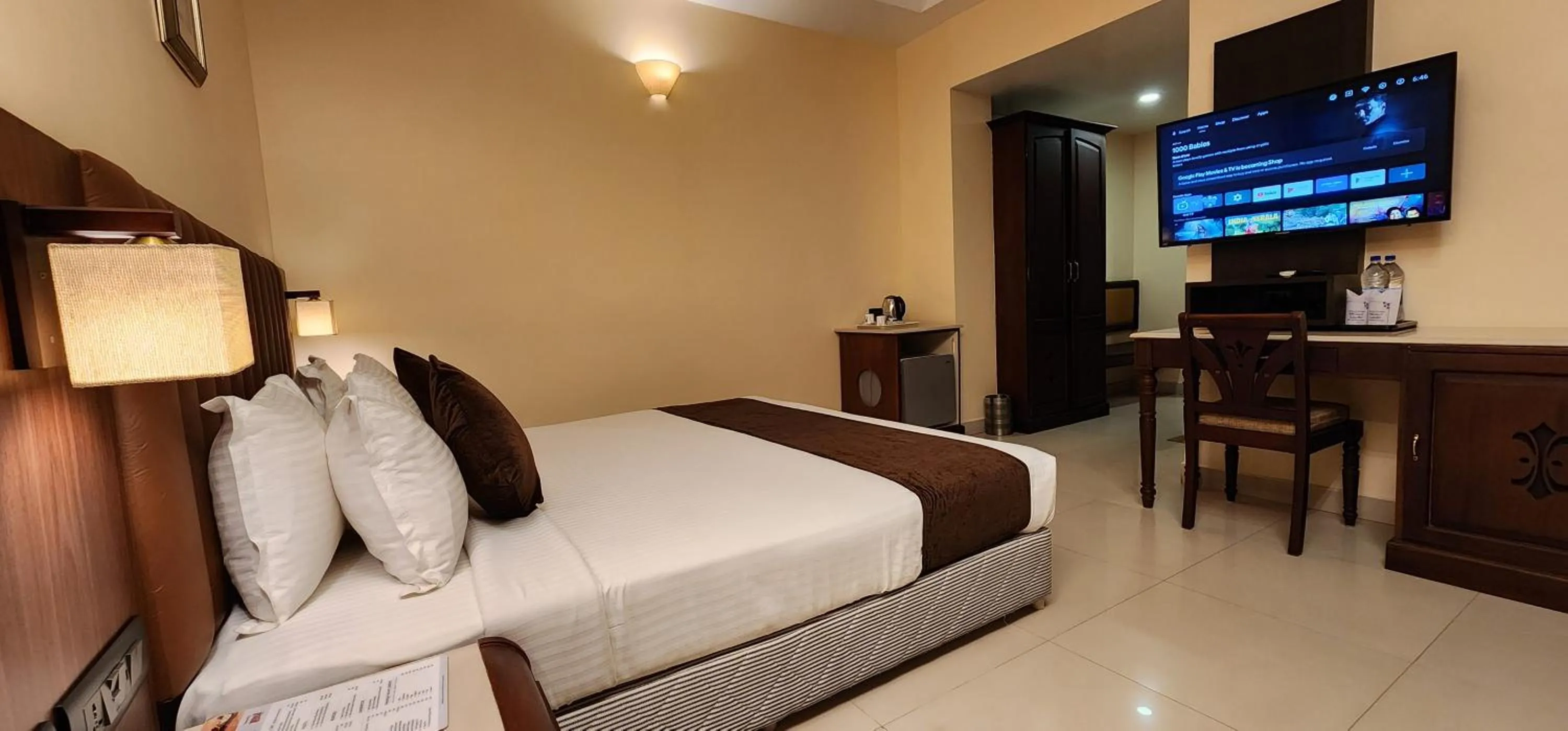 Living room, Bed in Hotel Arcadia