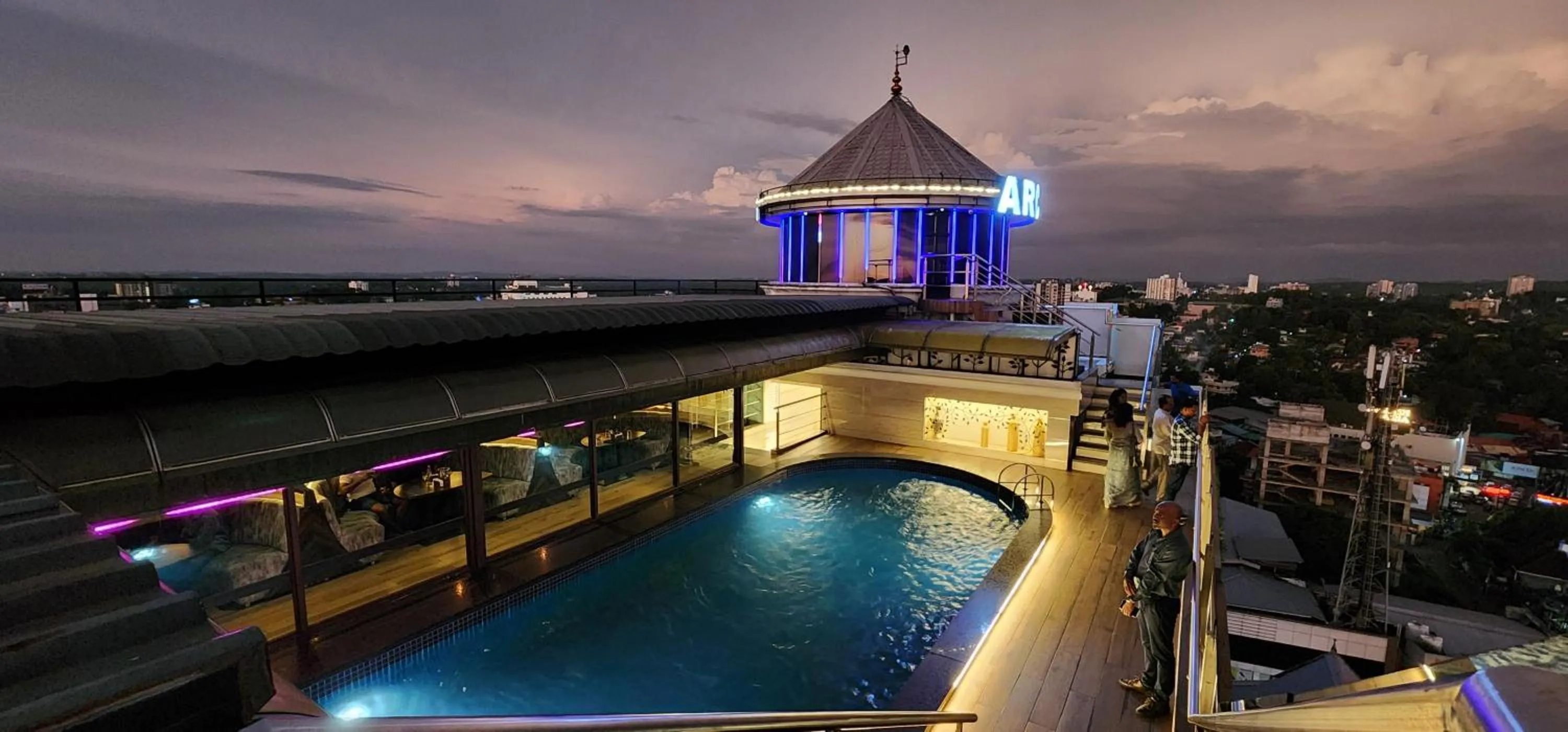 Swimming pool in Hotel Arcadia
