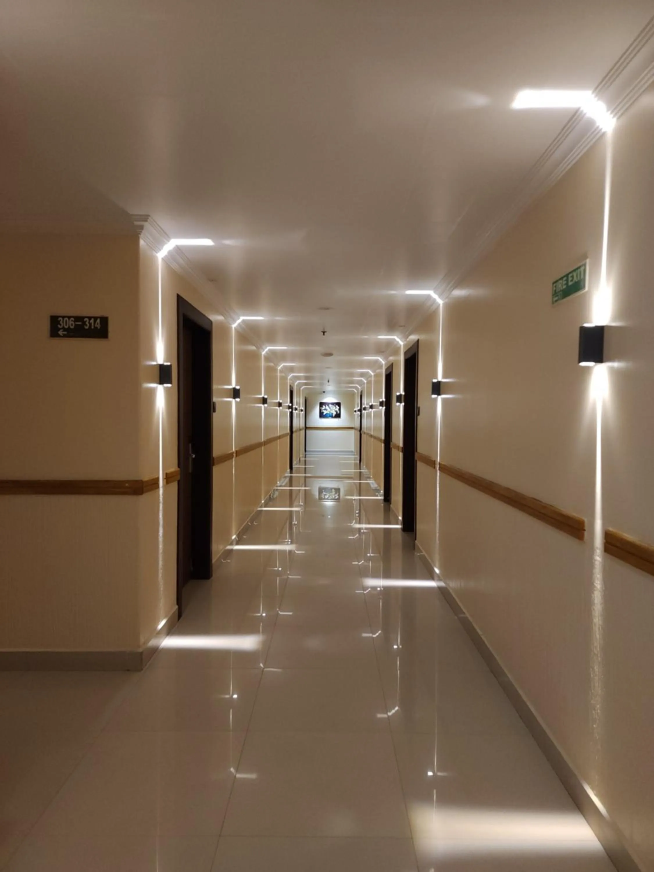 Decorative detail in Hotel Arcadia