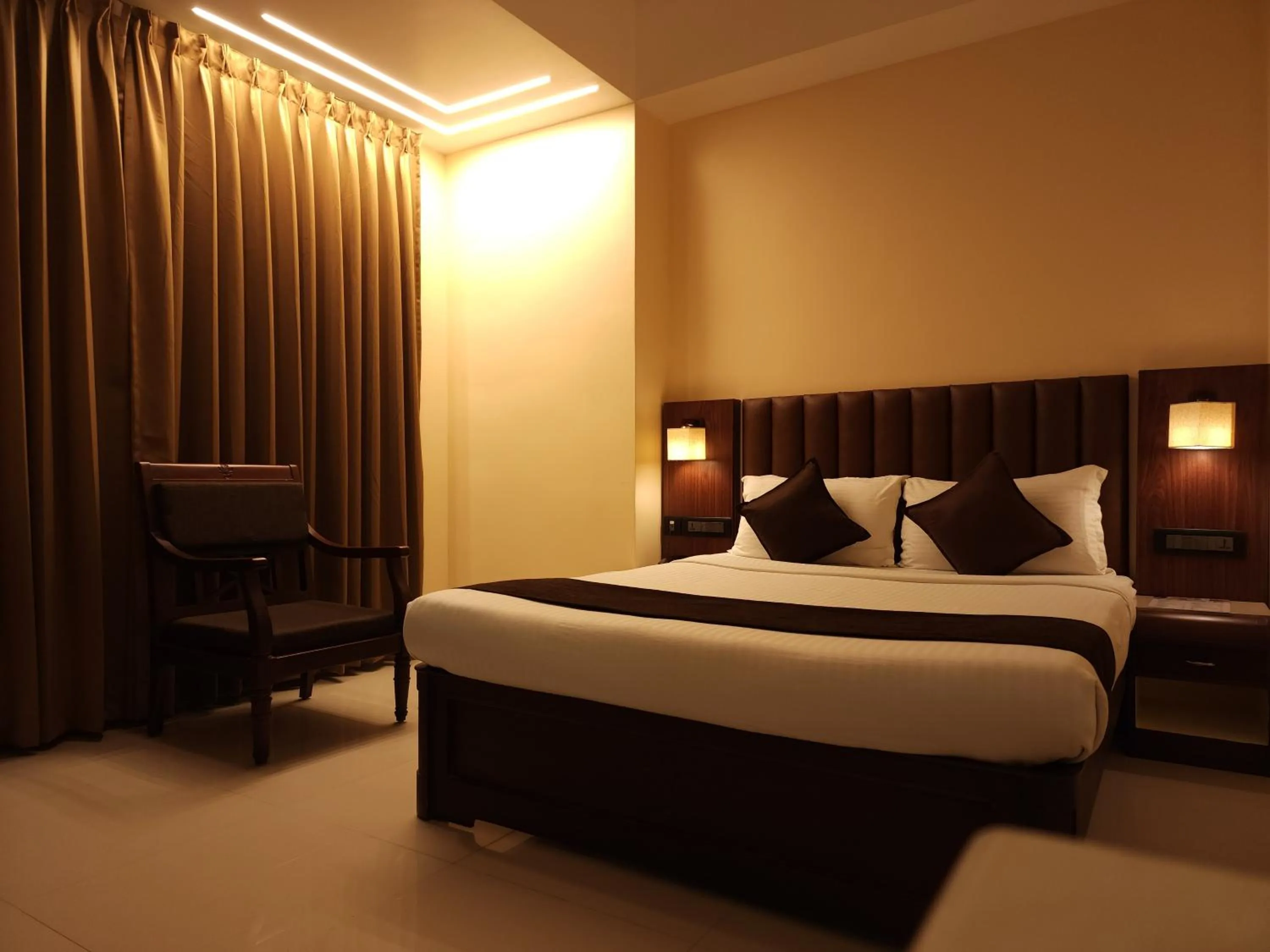 Bed in Hotel Arcadia