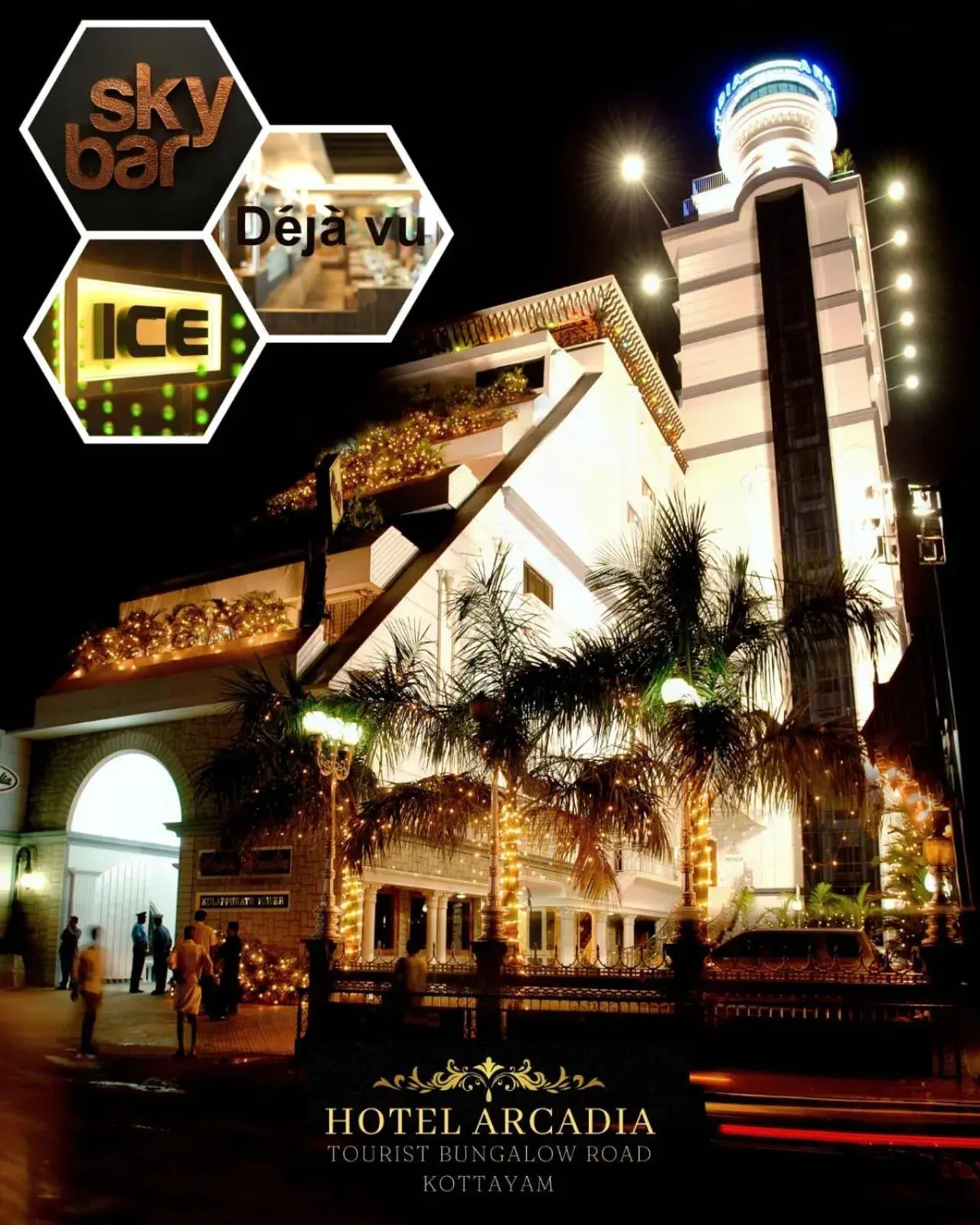 Property building in Hotel Arcadia Property building in Hotel Arcadia