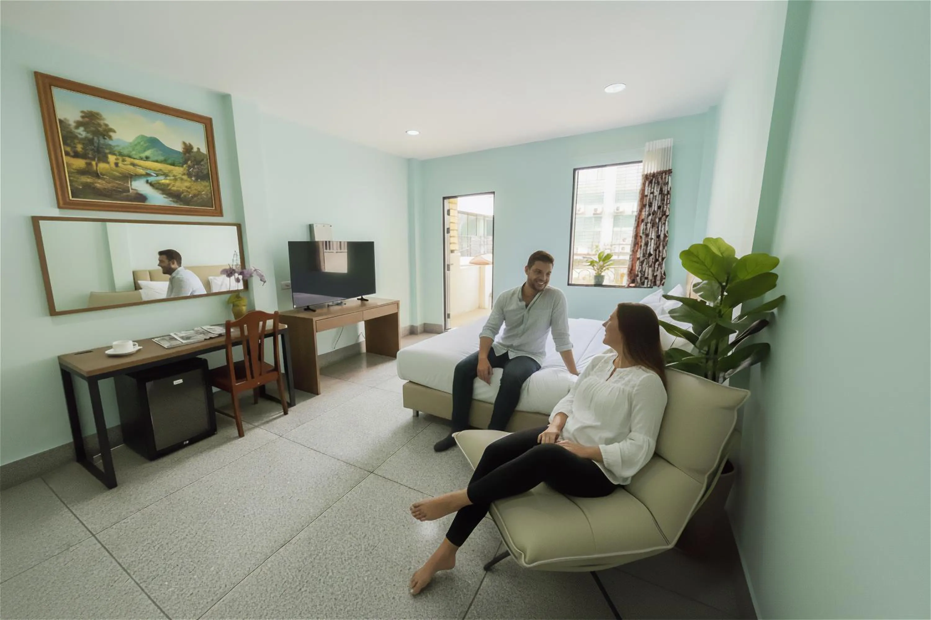 People in Excel Hotel Bangkok former Sri Krungthep Hotel