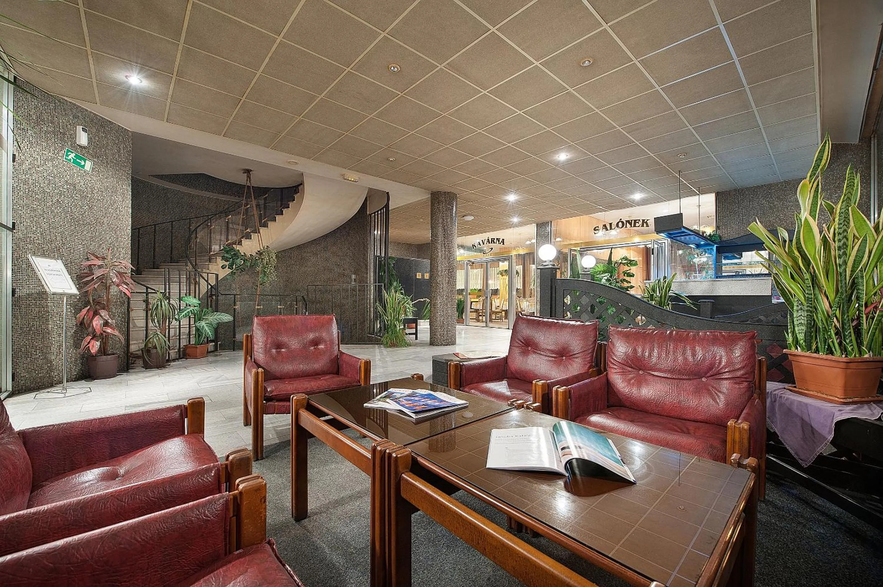 Lobby or reception in Hotel Kladno