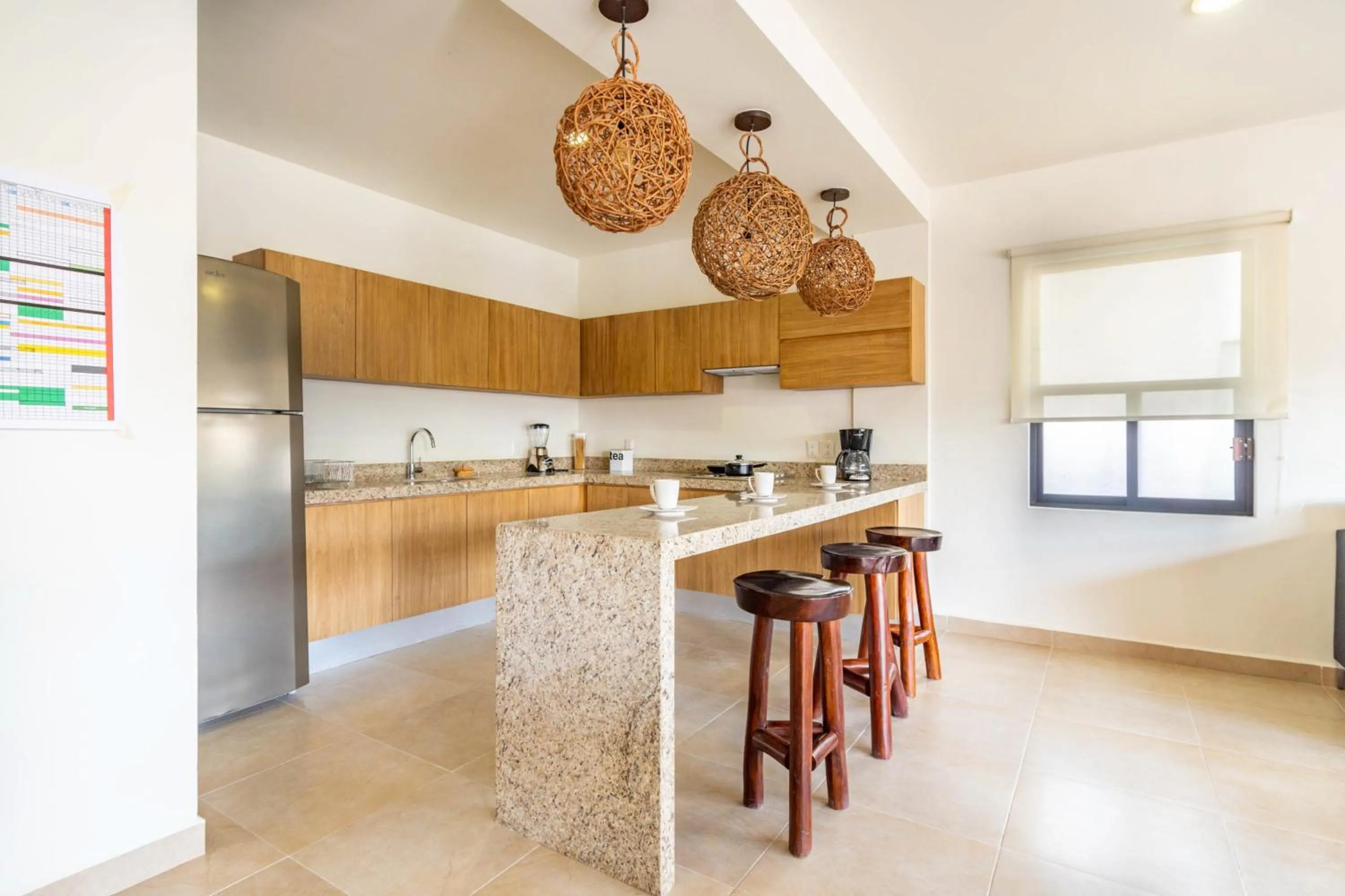 Dining area in Elementus Tulum