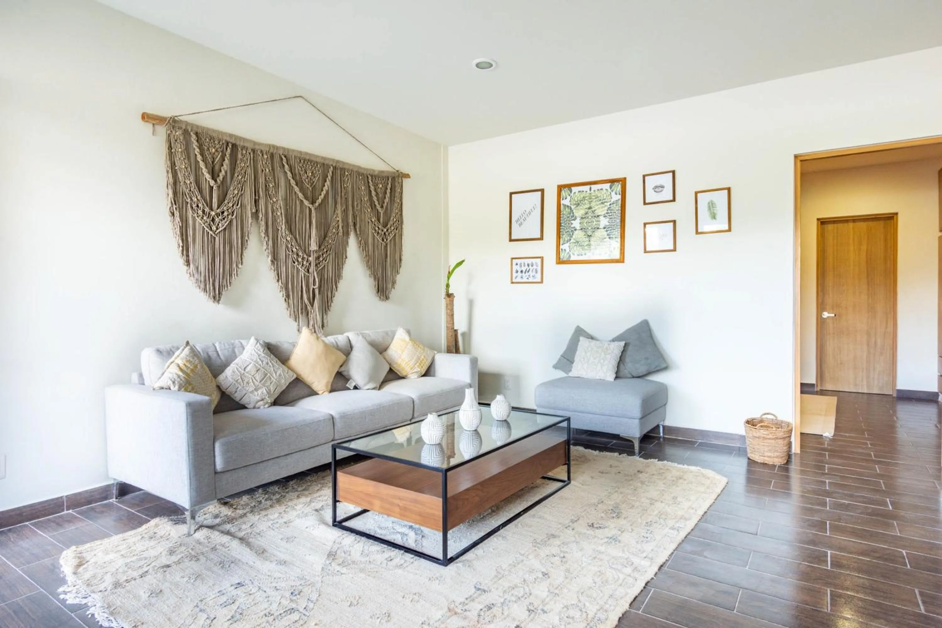 Living room in Elementus Tulum