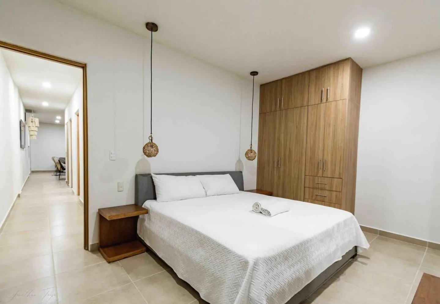 Bed in Elementus Tulum