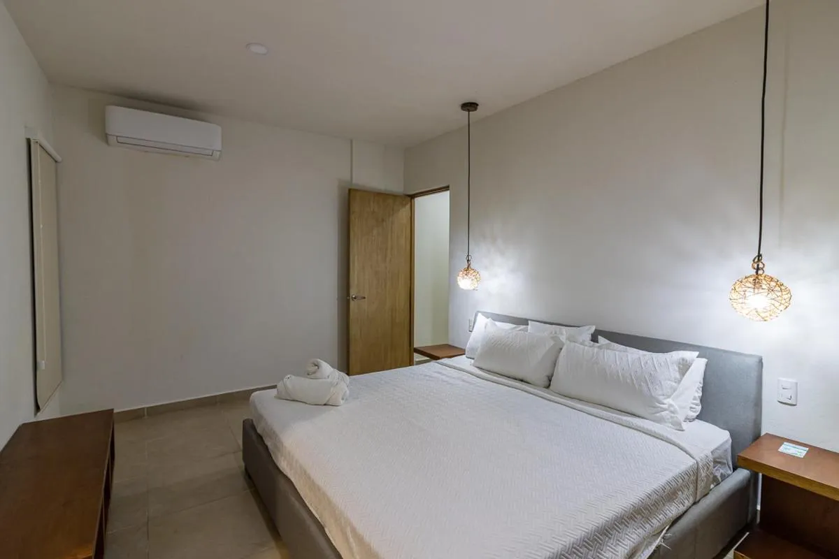 Bedroom, Bed in Elementus Tulum