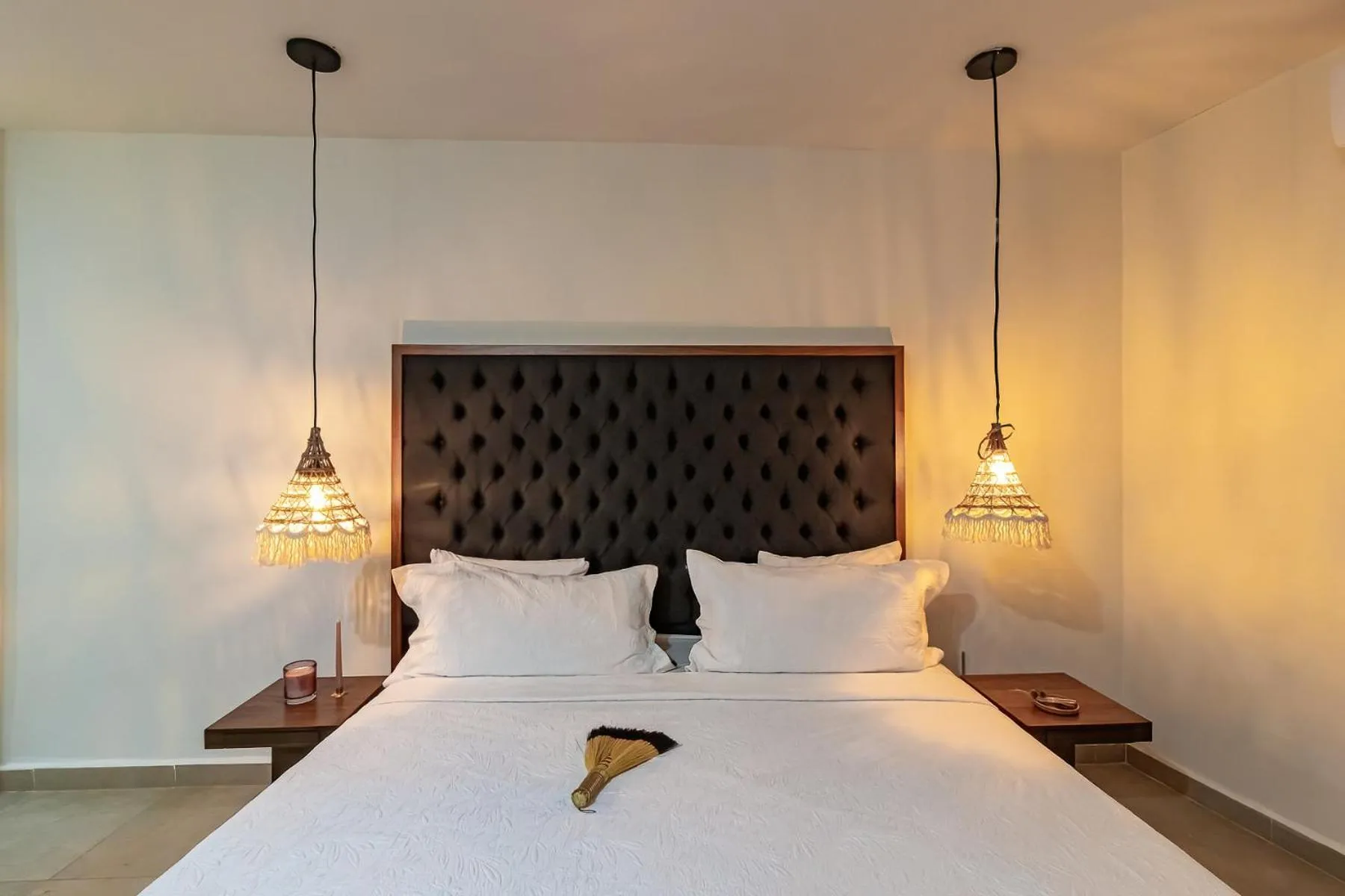 Bed in Elementus Tulum