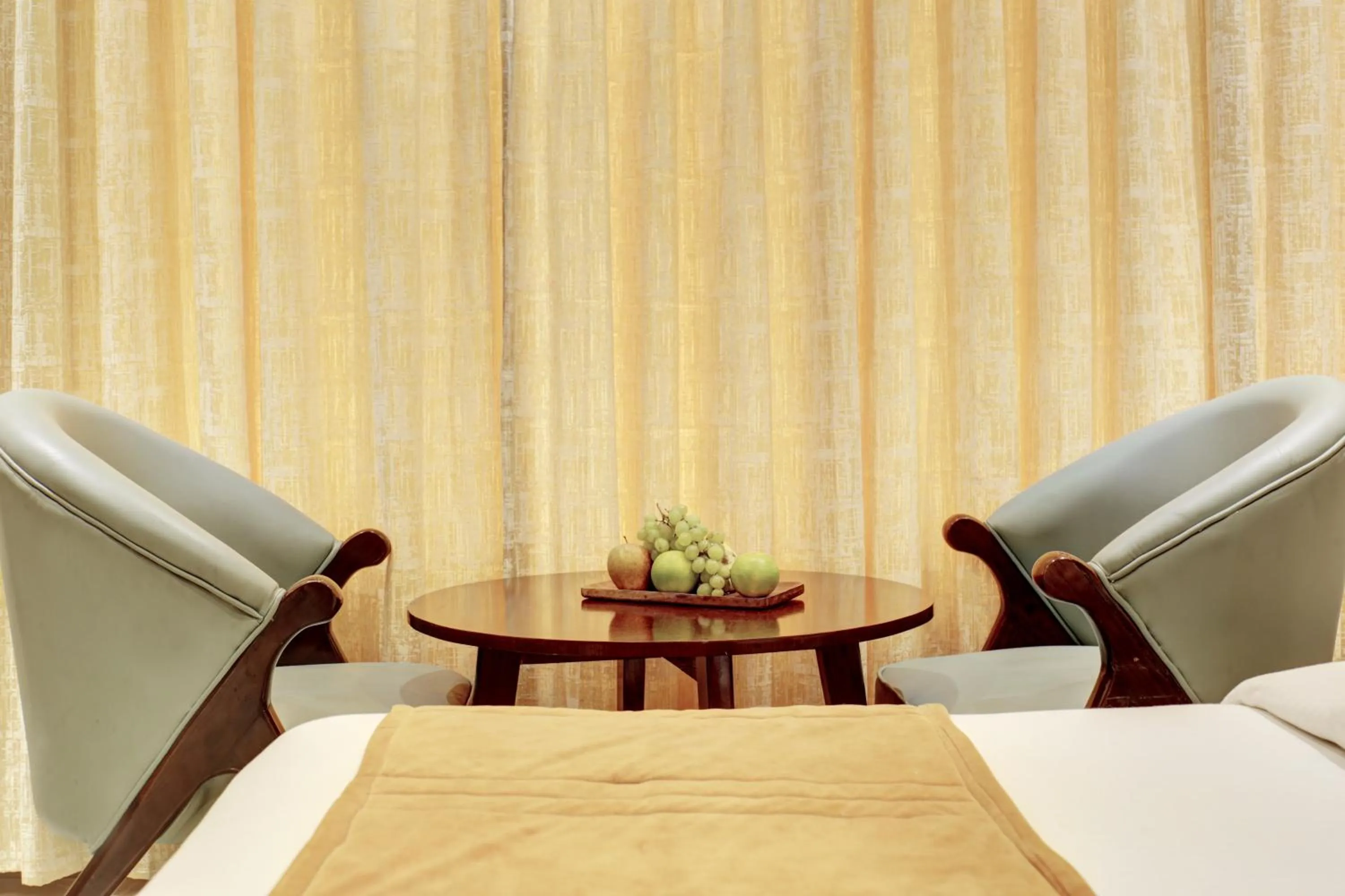 Seating area in Hotel Krishna Plaza Just Near New Delhi Station And Connaught Place By M S Hospitality