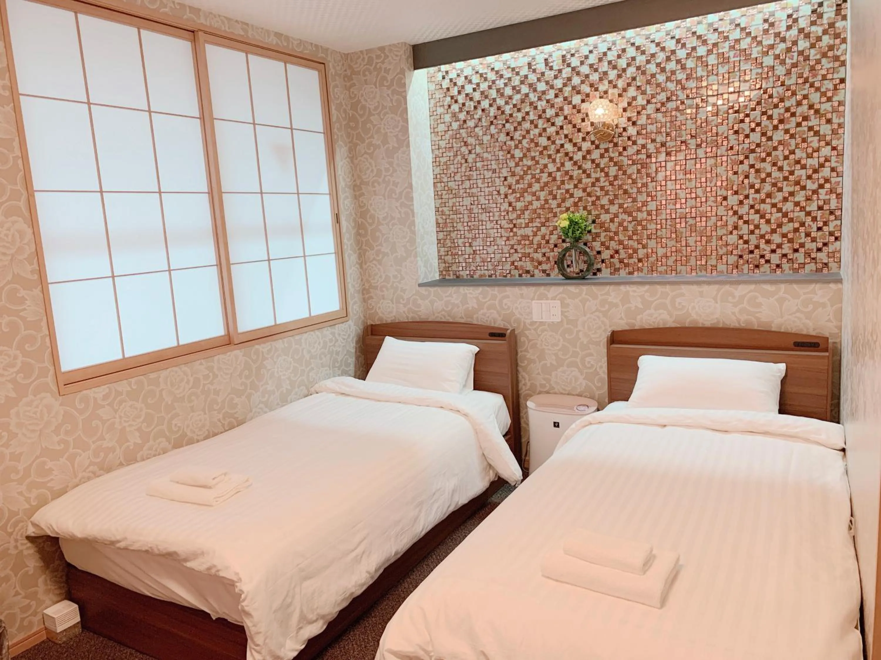 Bed in Allcomein Hotel Akihabara
