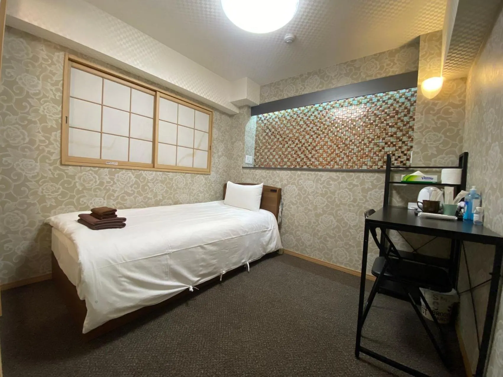 Bed in Allcomein Hotel Akihabara