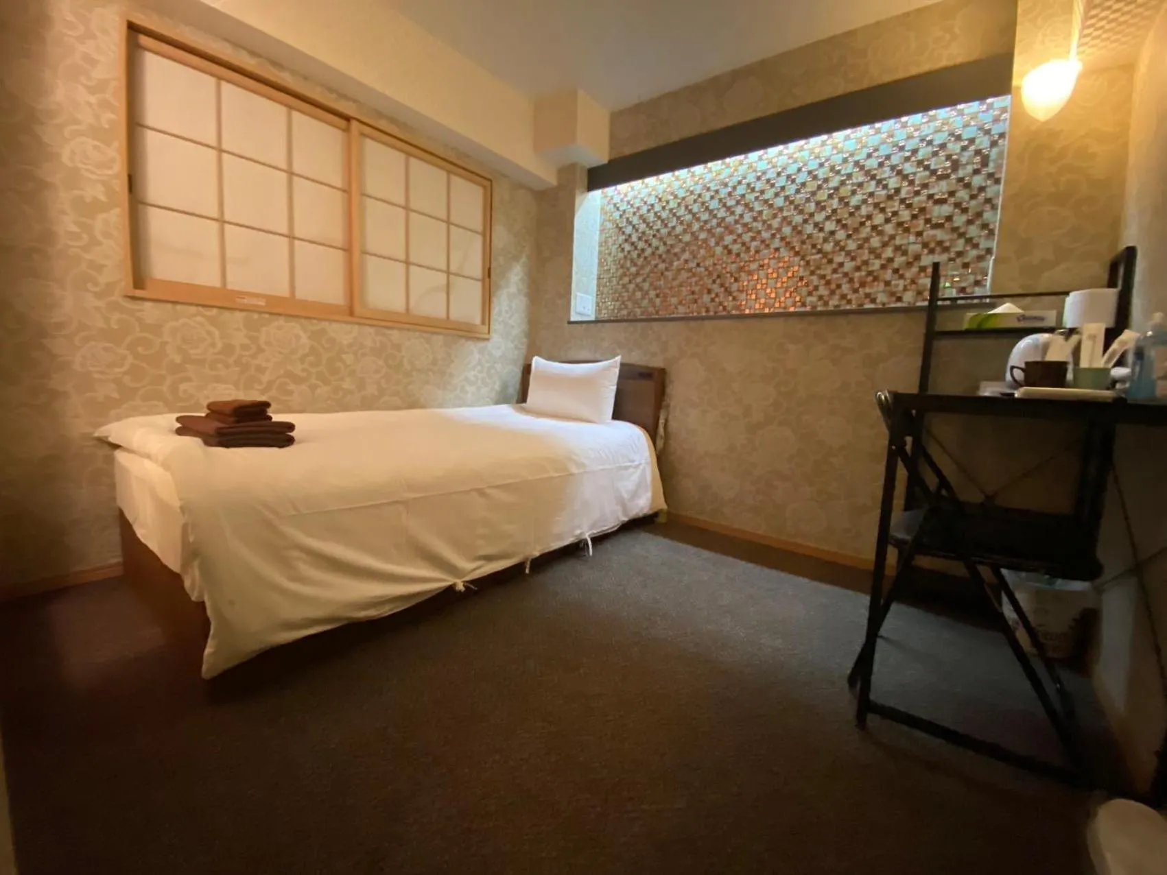 Bed in Allcomein Hotel Akihabara