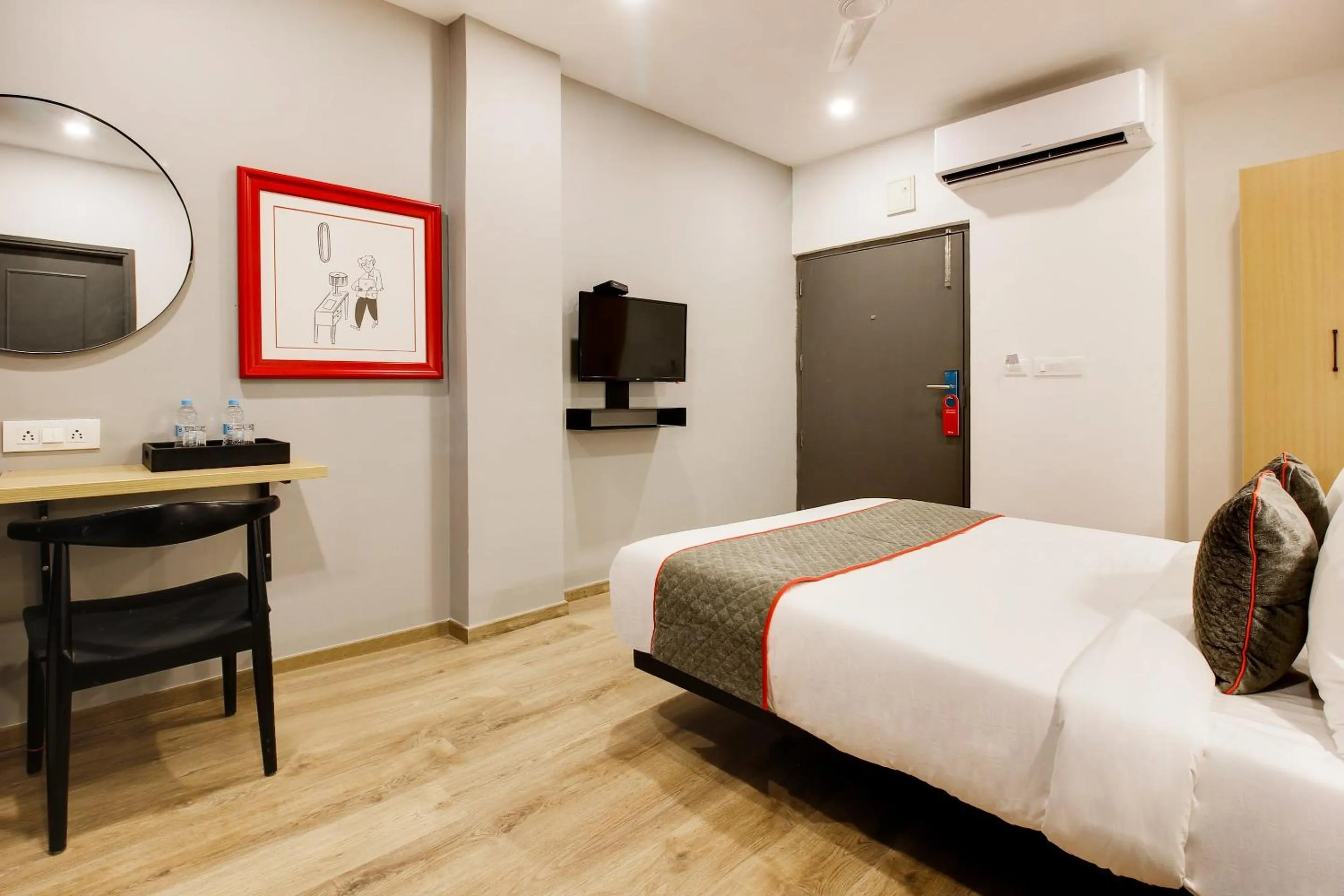 Bedroom, Bed in Super townhouse moosapet Rcc Prime