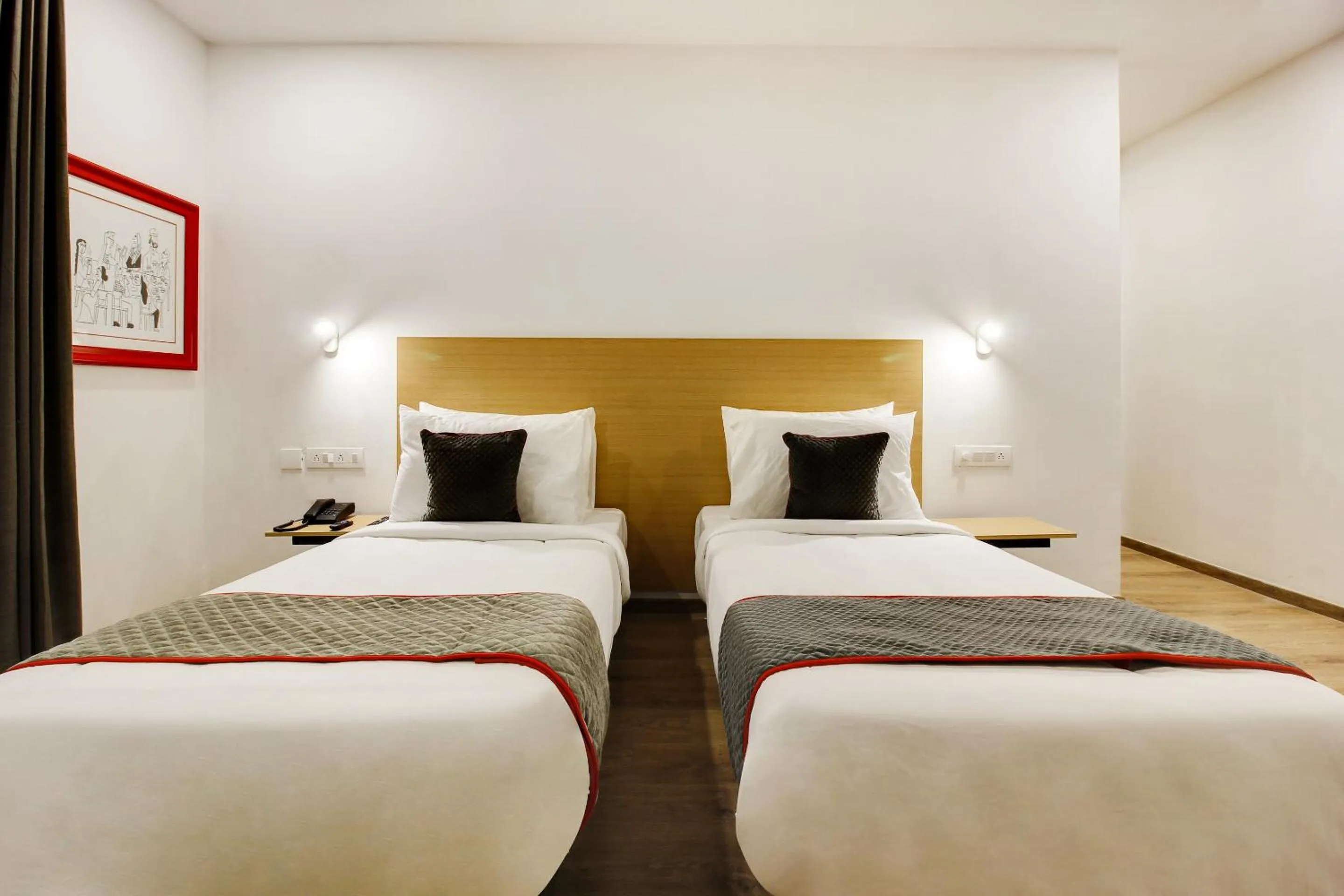 Bedroom, Bed in Super townhouse moosapet Rcc Prime