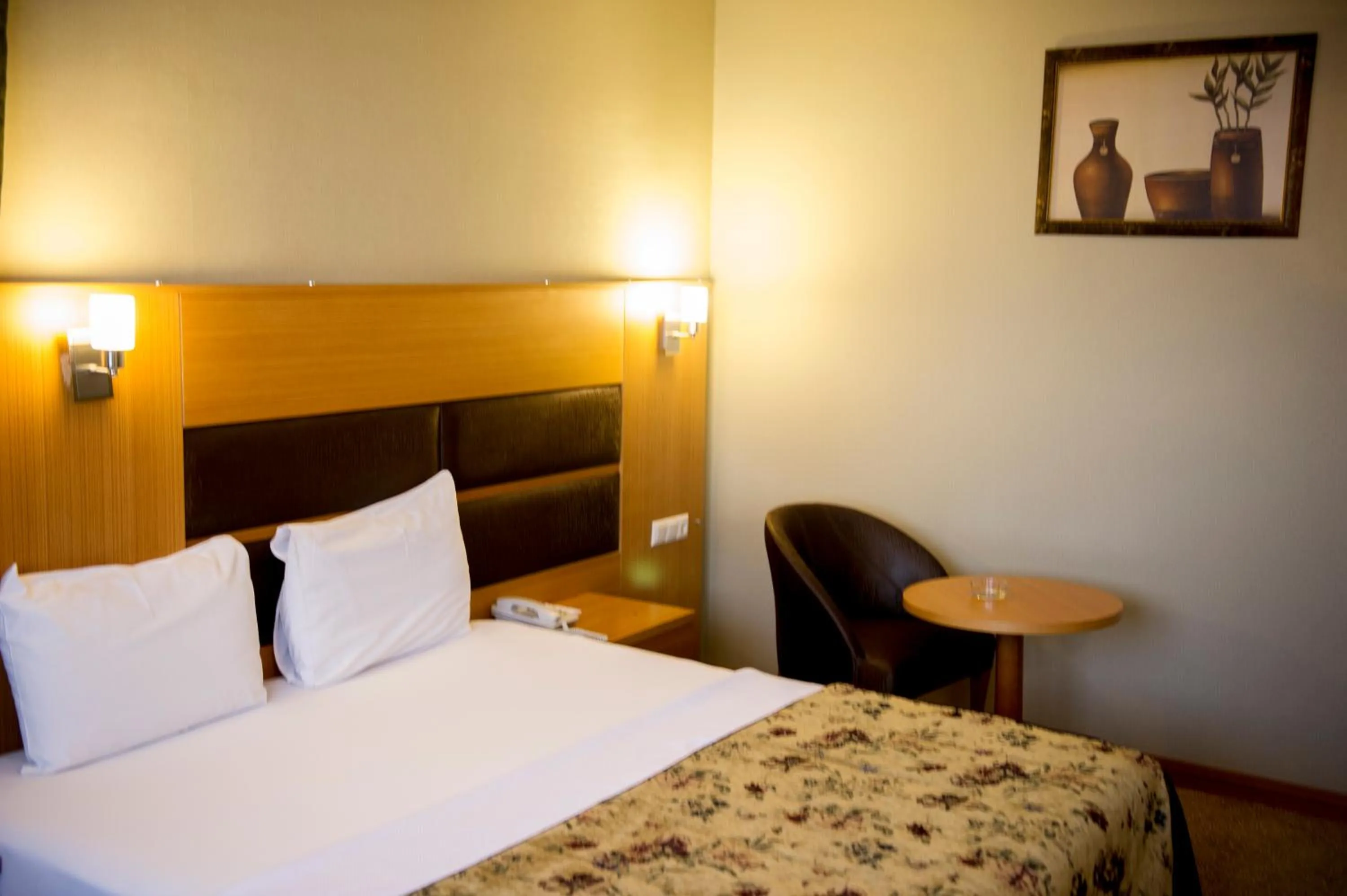 Bed in Polat Elite Hotel