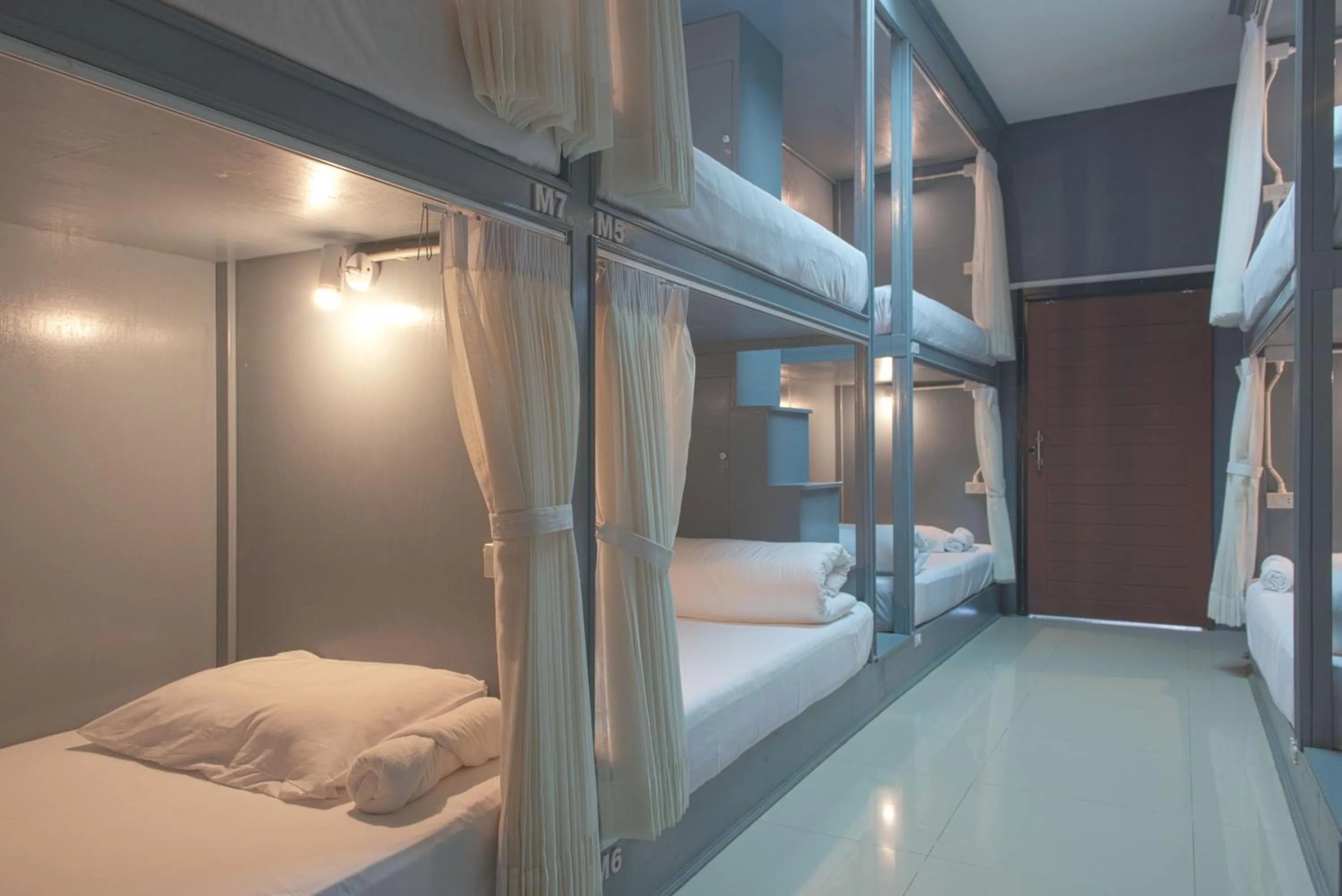 Bed in Mee Hug Guesthouse