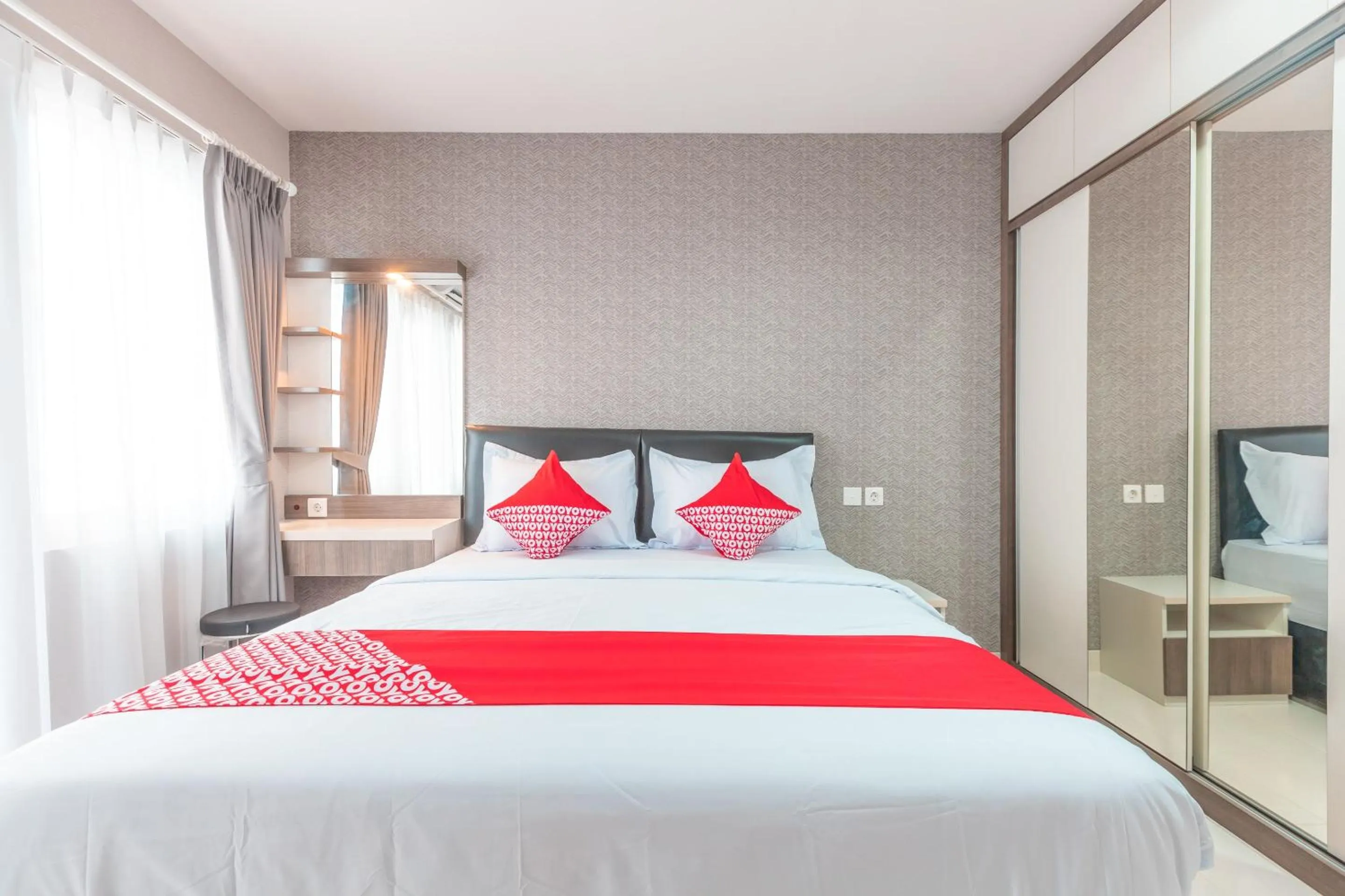 Bedroom, Bed in Hotel O Apartement Sentul Tower