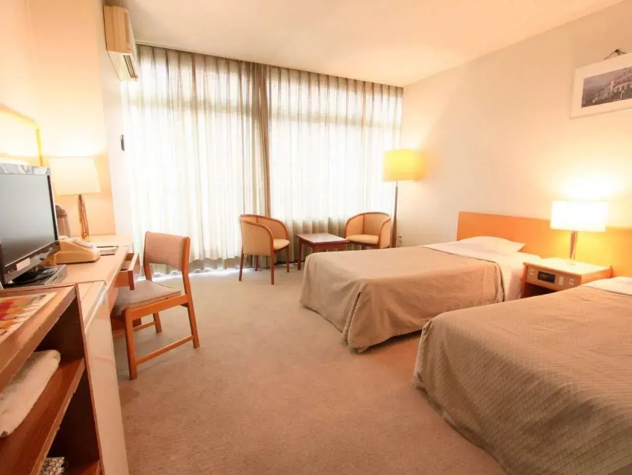 Bed in Hotel Symphony Sagae Onsen Bed in Hotel Symphony Sagae Onsen