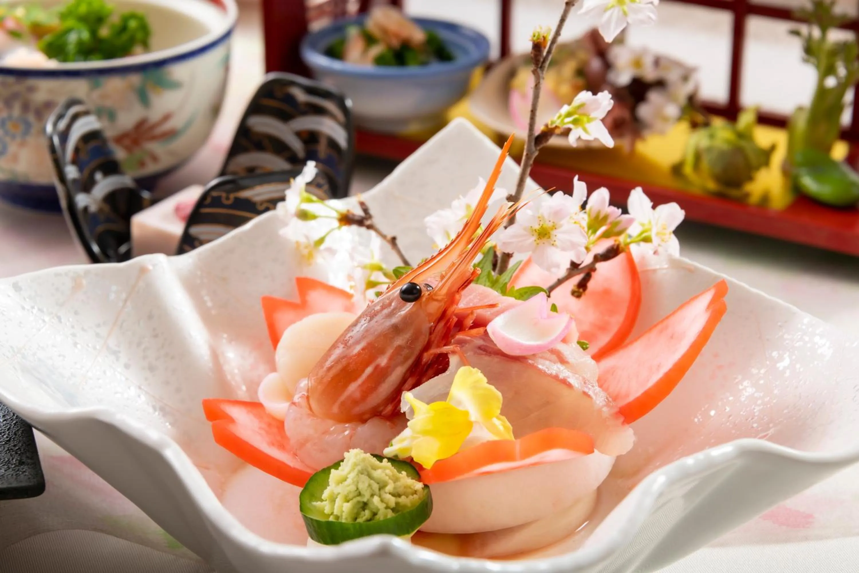 Dinner in Hotel Symphony Sagae Onsen