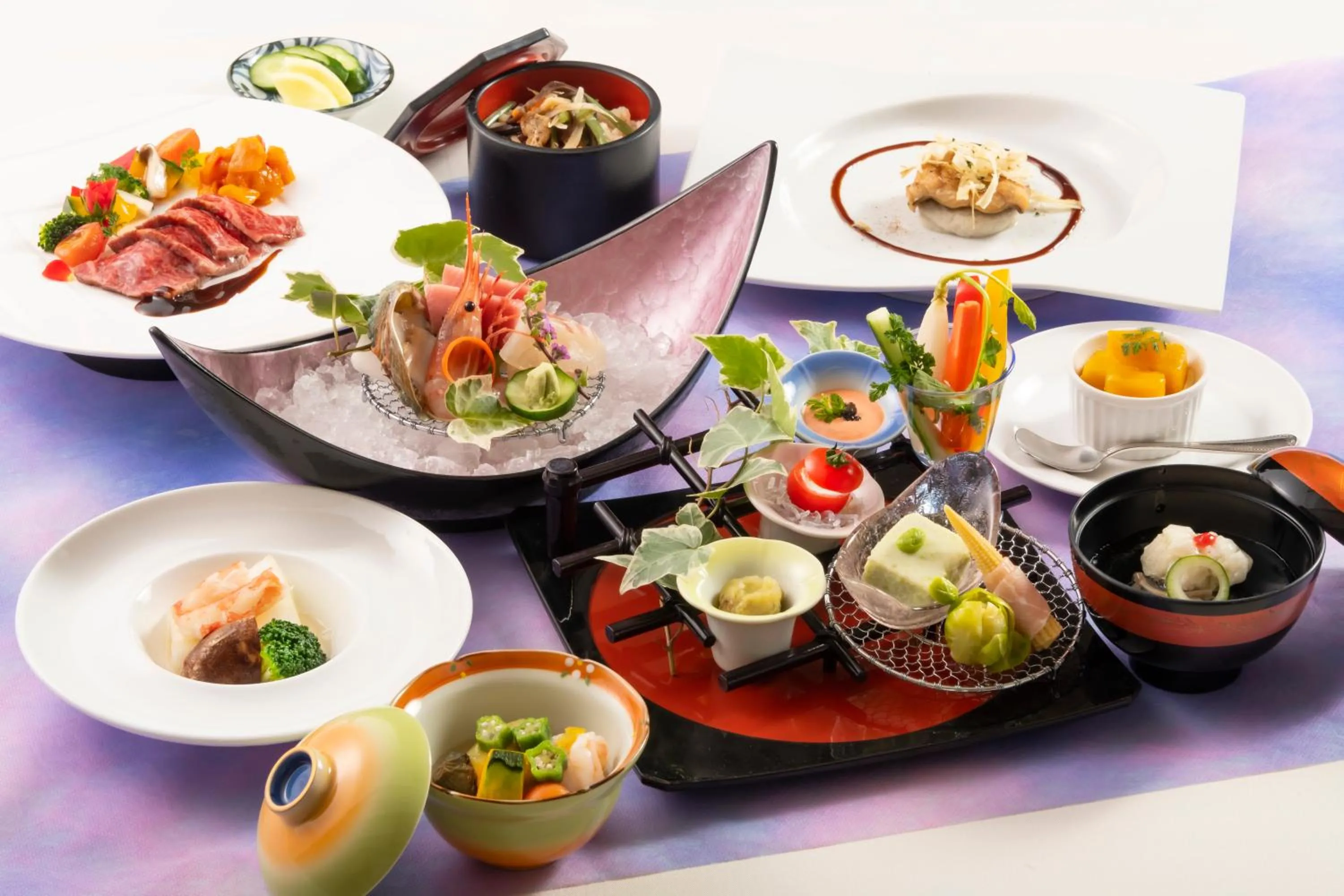 Dinner in Hotel Symphony Sagae Onsen