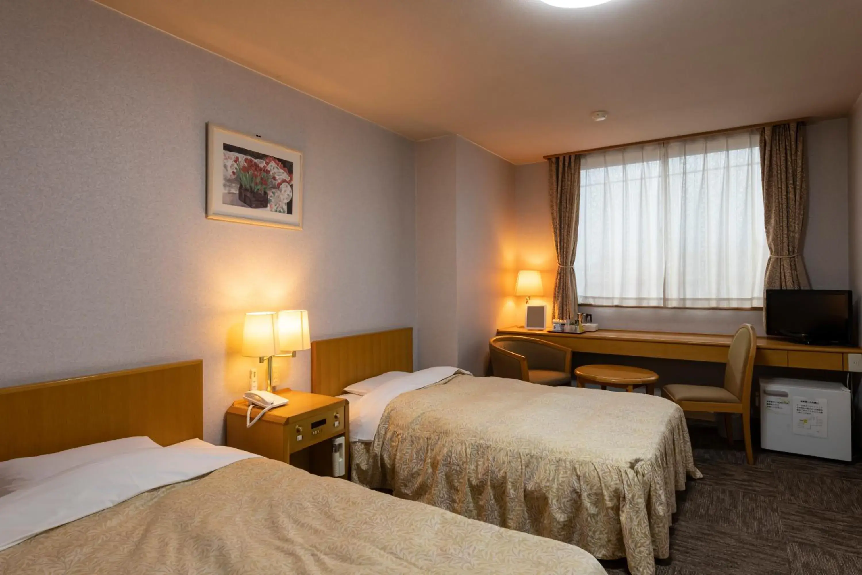 Bed in Hotel Symphony Sagae Onsen Bed in Hotel Symphony Sagae Onsen