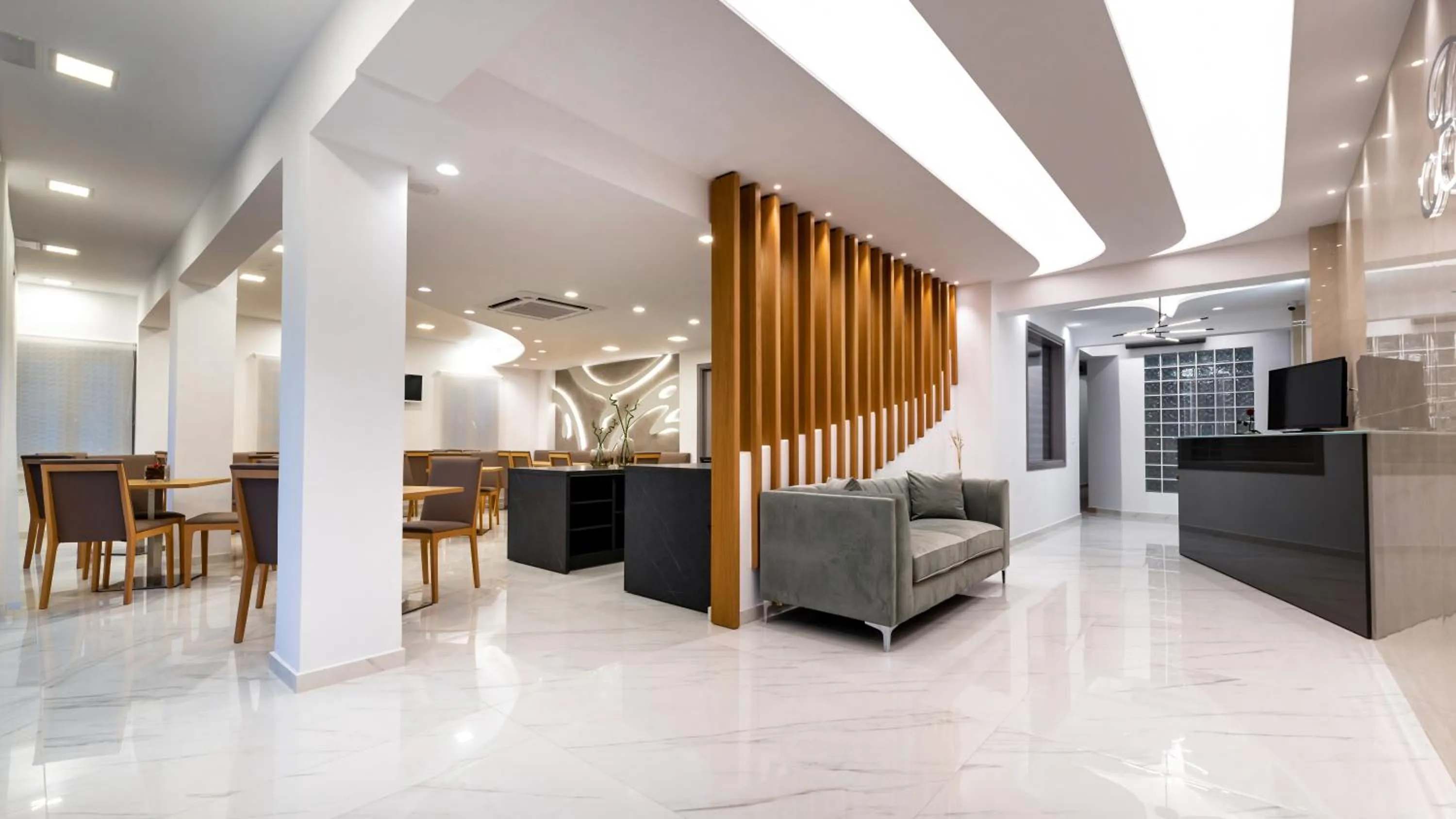 Lobby or reception in Deluxe Suites Santorini