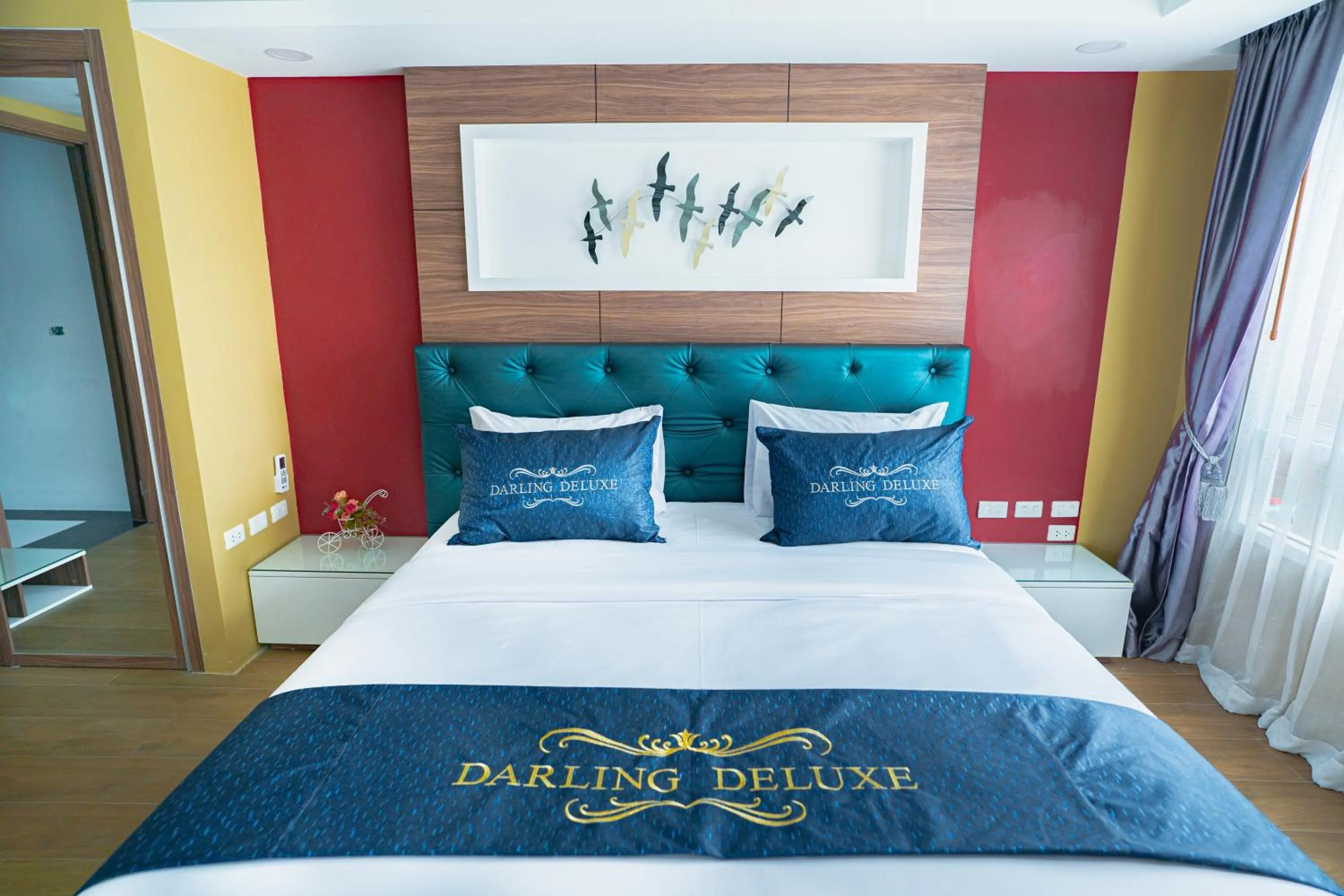 Bed in BlueTel Re'sidencE Bangkok IMPACT บลูเทล เรซิดองส์ กรุงเทพ อิมแพค