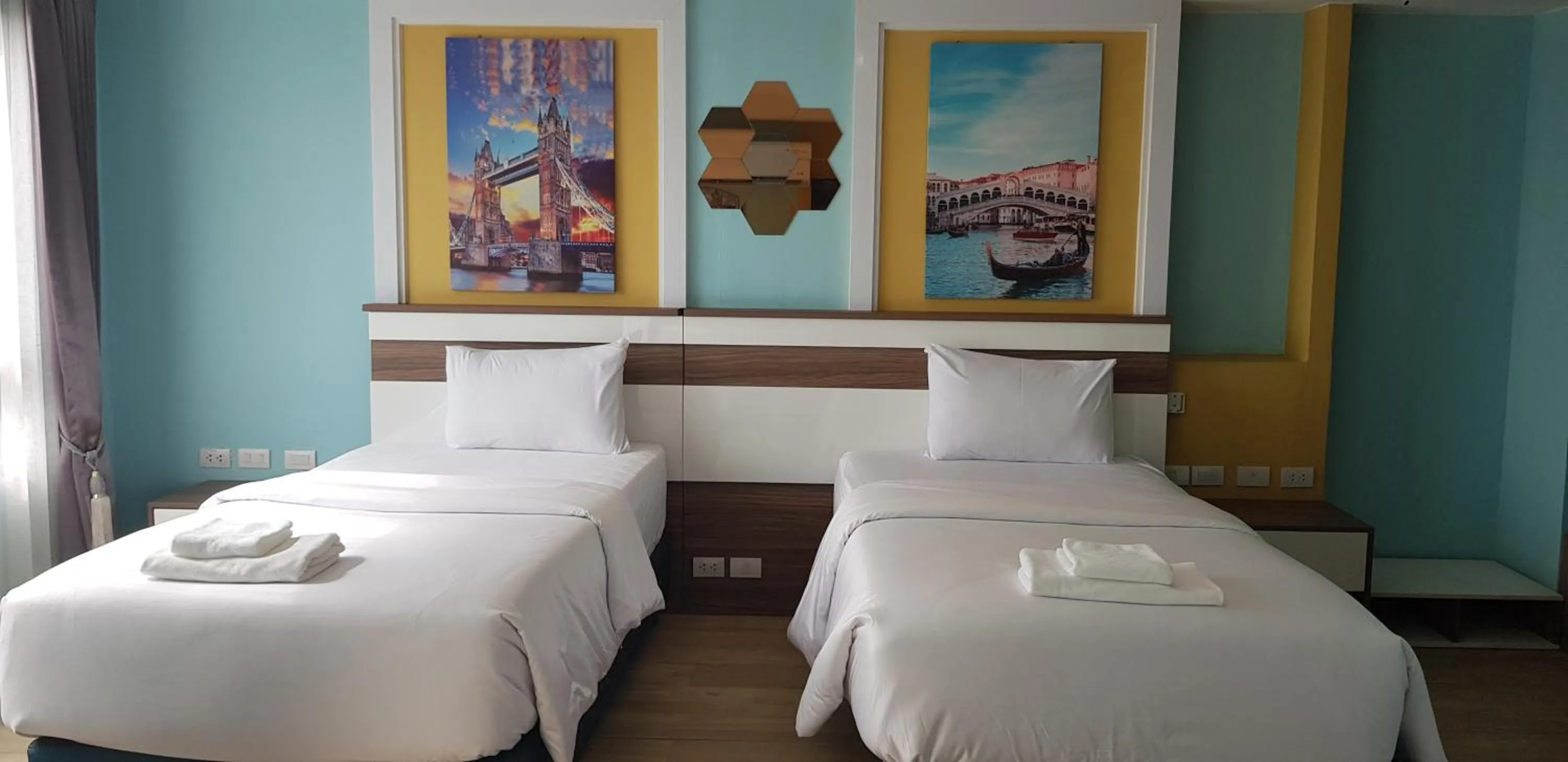 Bed in BlueTel Re'sidencE Bangkok IMPACT บลูเทล เรซิดองส์ กรุงเทพ อิมแพค