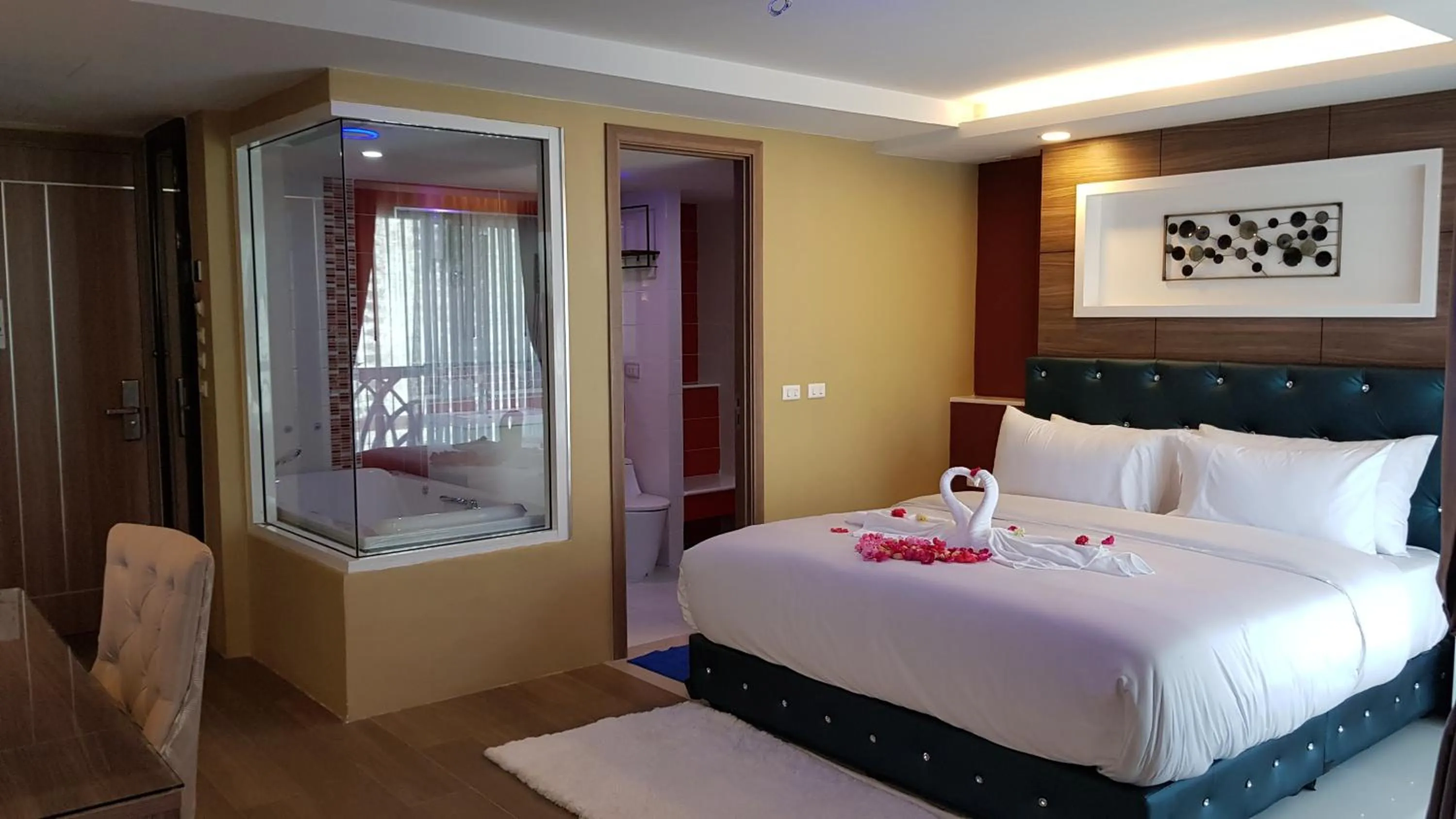 Bed in BlueTel Re'sidencE Bangkok IMPACT บลูเทล เรซิดองส์ กรุงเทพ อิมแพค