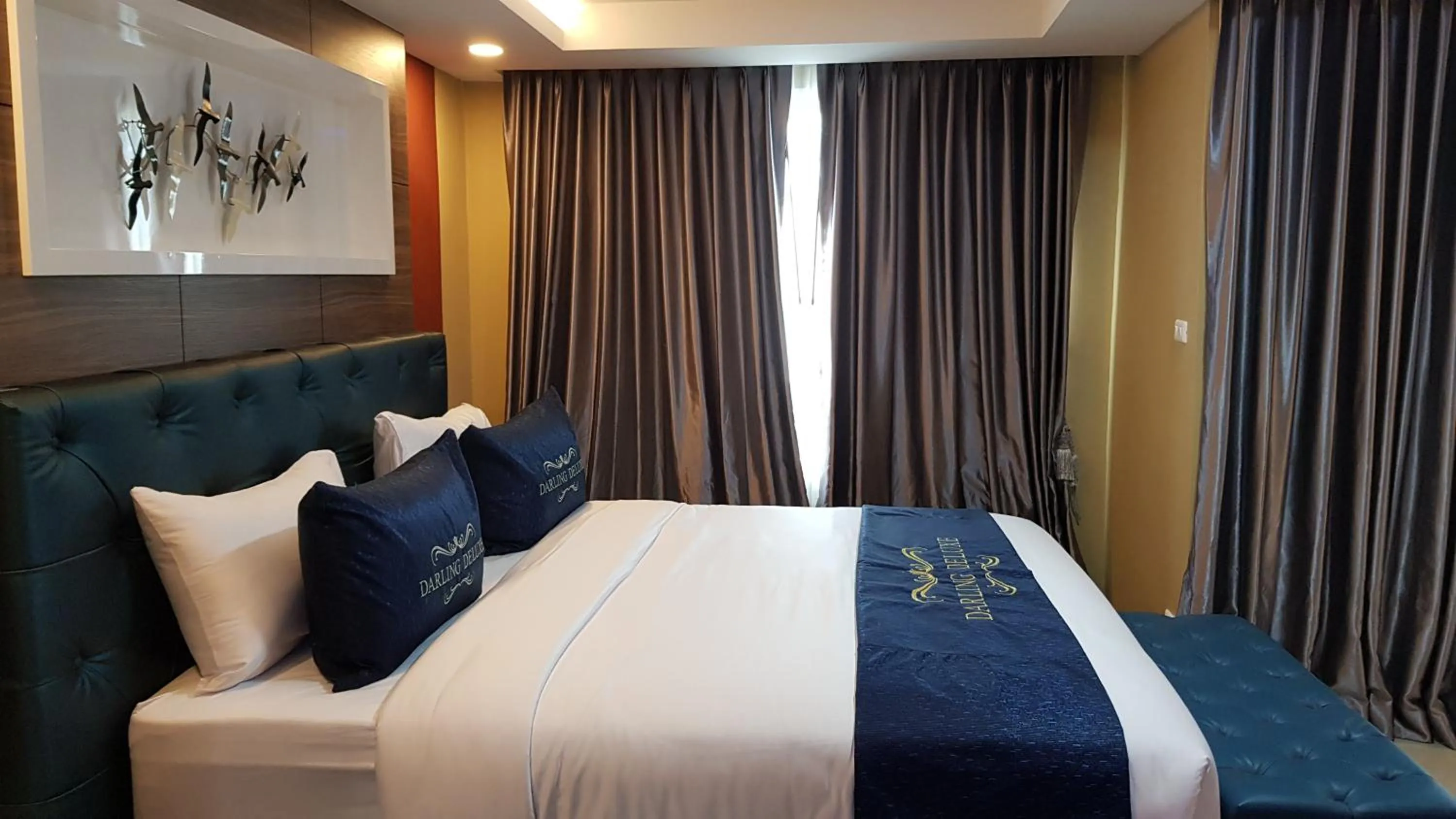 Bed in BlueTel Re'sidencE Bangkok IMPACT บลูเทล เรซิดองส์ กรุงเทพ อิมแพค