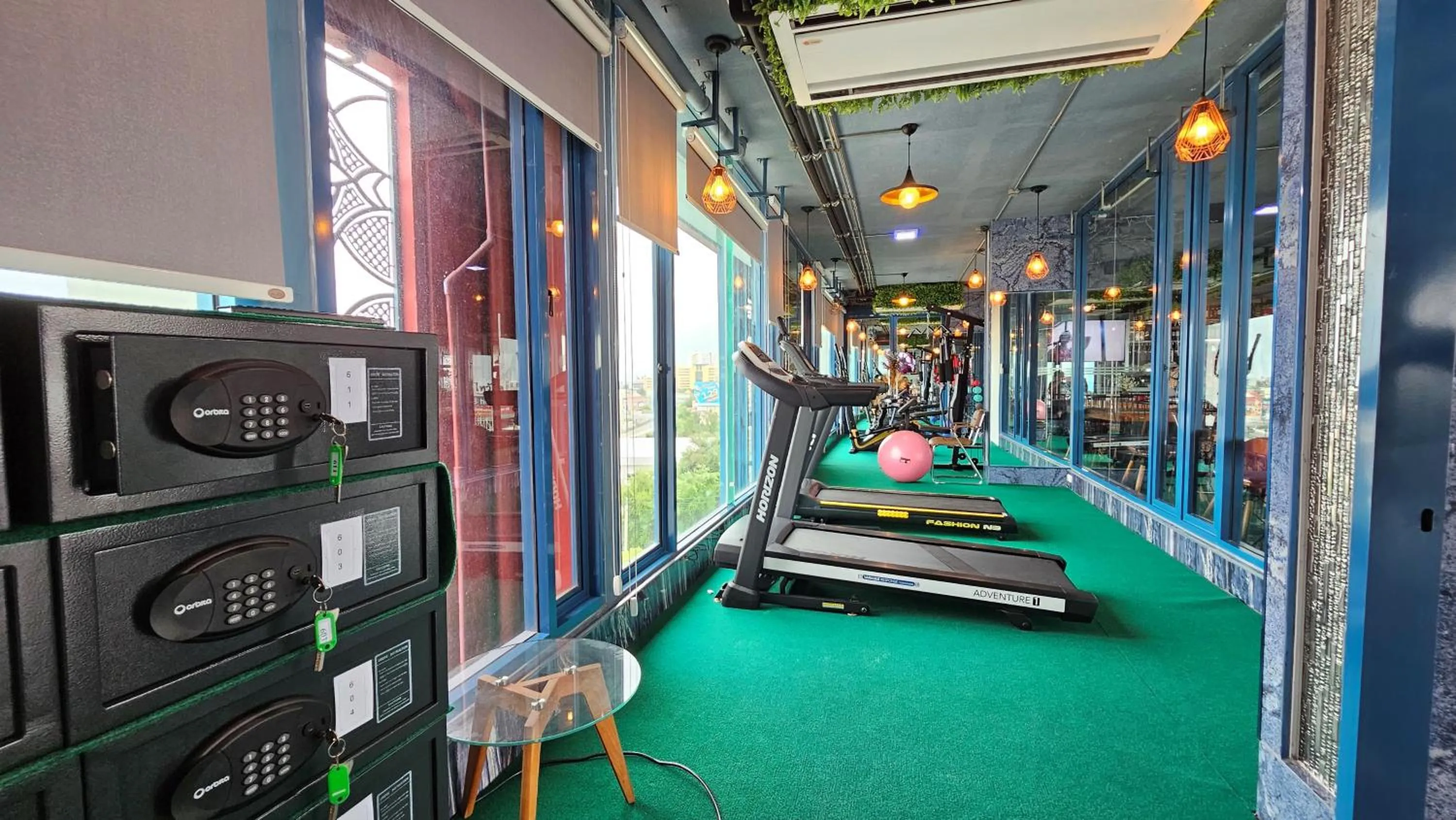 Fitness centre/facilities in BlueTel Re'sidencE Bangkok IMPACT บลูเทล เรซิดองส์ กรุงเทพ อิมแพค