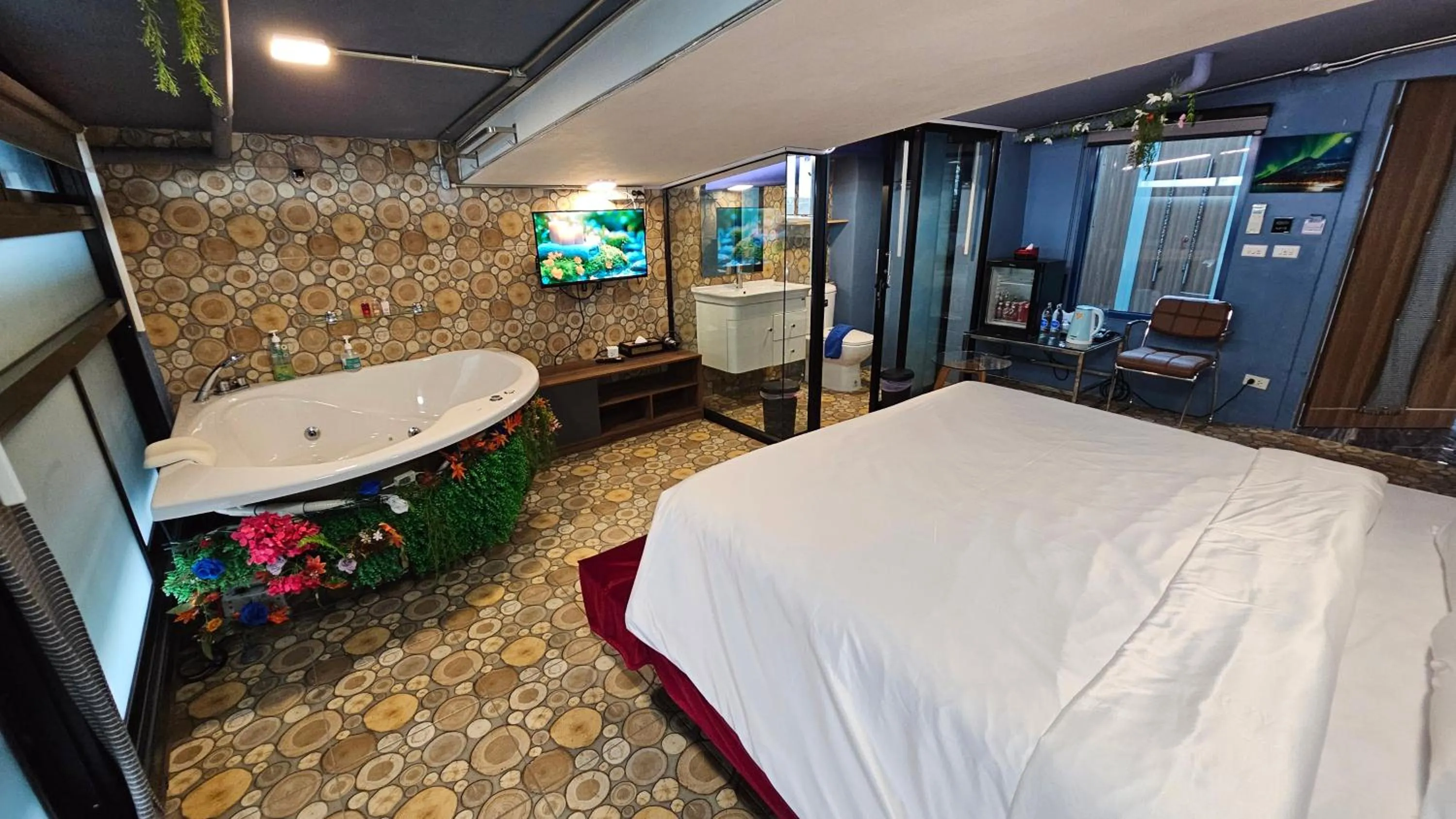 Bed in BlueTel Re'sidencE Bangkok IMPACT บลูเทล เรซิดองส์ กรุงเทพ อิมแพค