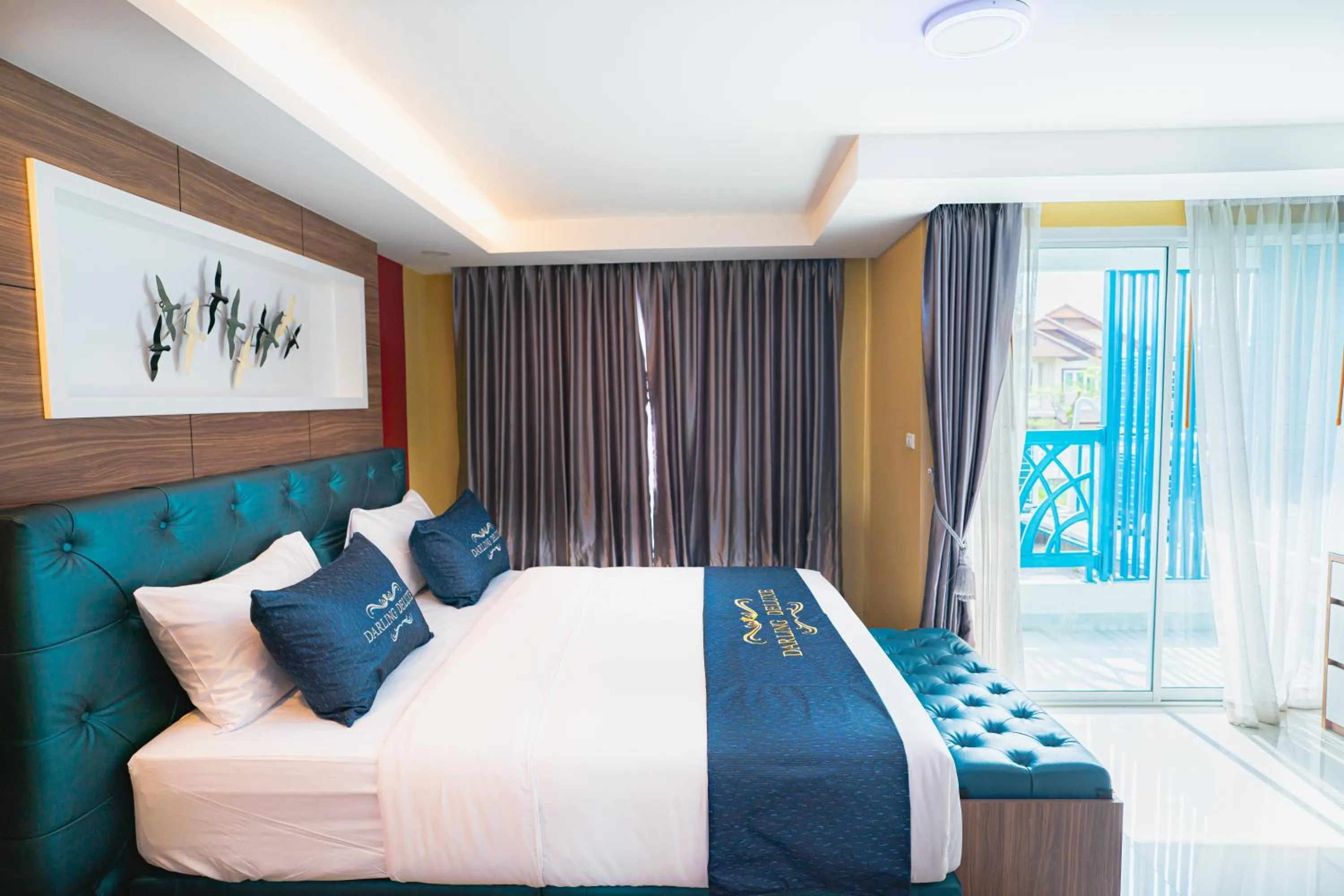 Bed in BlueTel Re'sidencE Bangkok IMPACT บลูเทล เรซิดองส์ กรุงเทพ อิมแพค