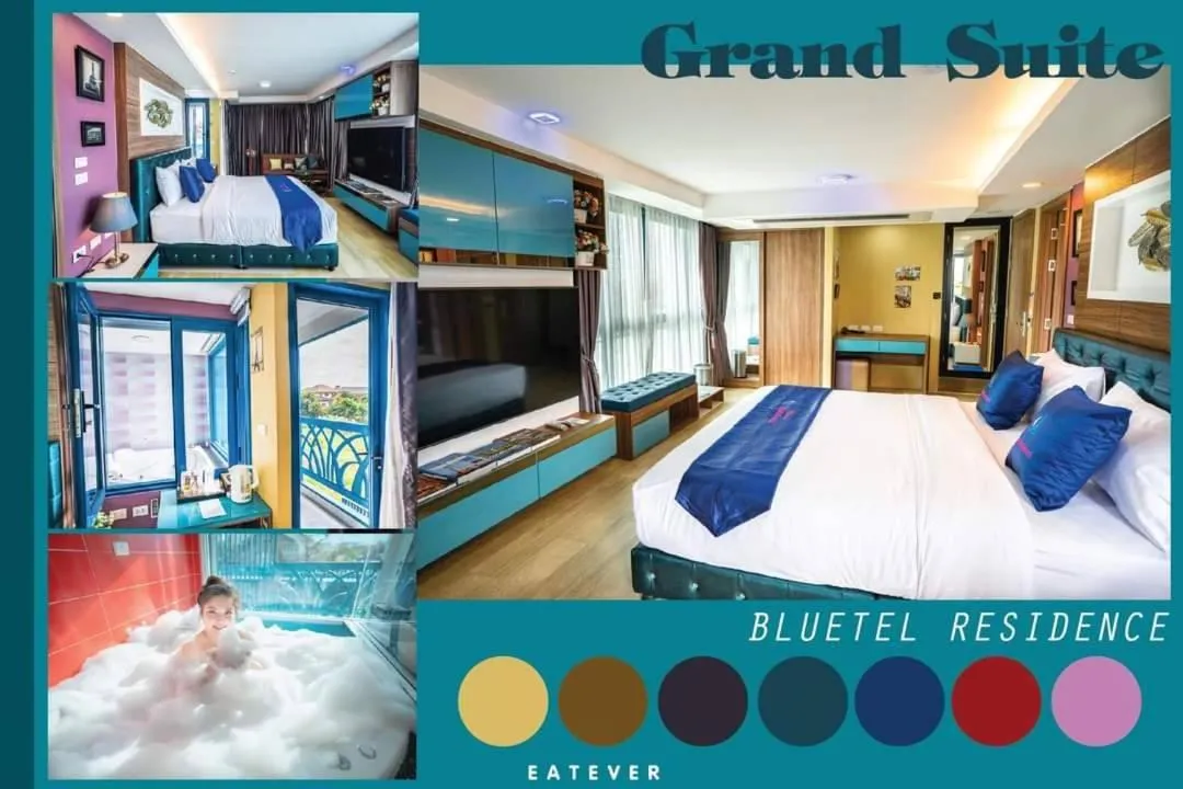 Bed in BlueTel Re'sidencE Bangkok IMPACT บลูเทล เรซิดองส์ กรุงเทพ อิมแพค