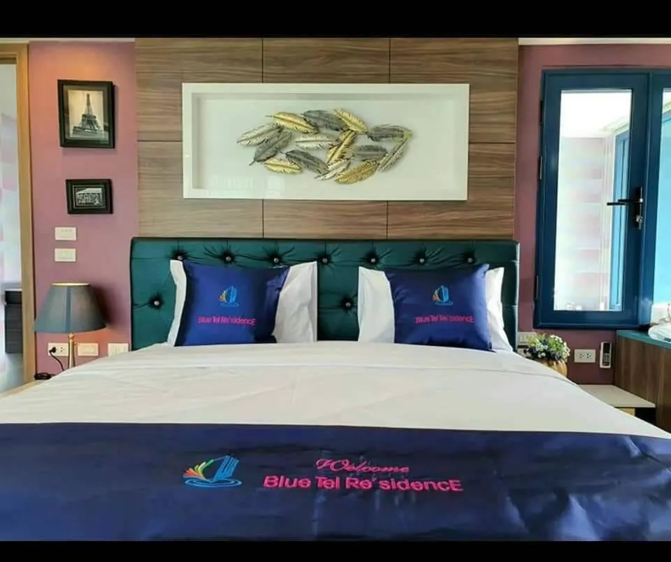 Bed in BlueTel Re'sidencE Bangkok IMPACT บลูเทล เรซิดองส์ กรุงเทพ อิมแพค