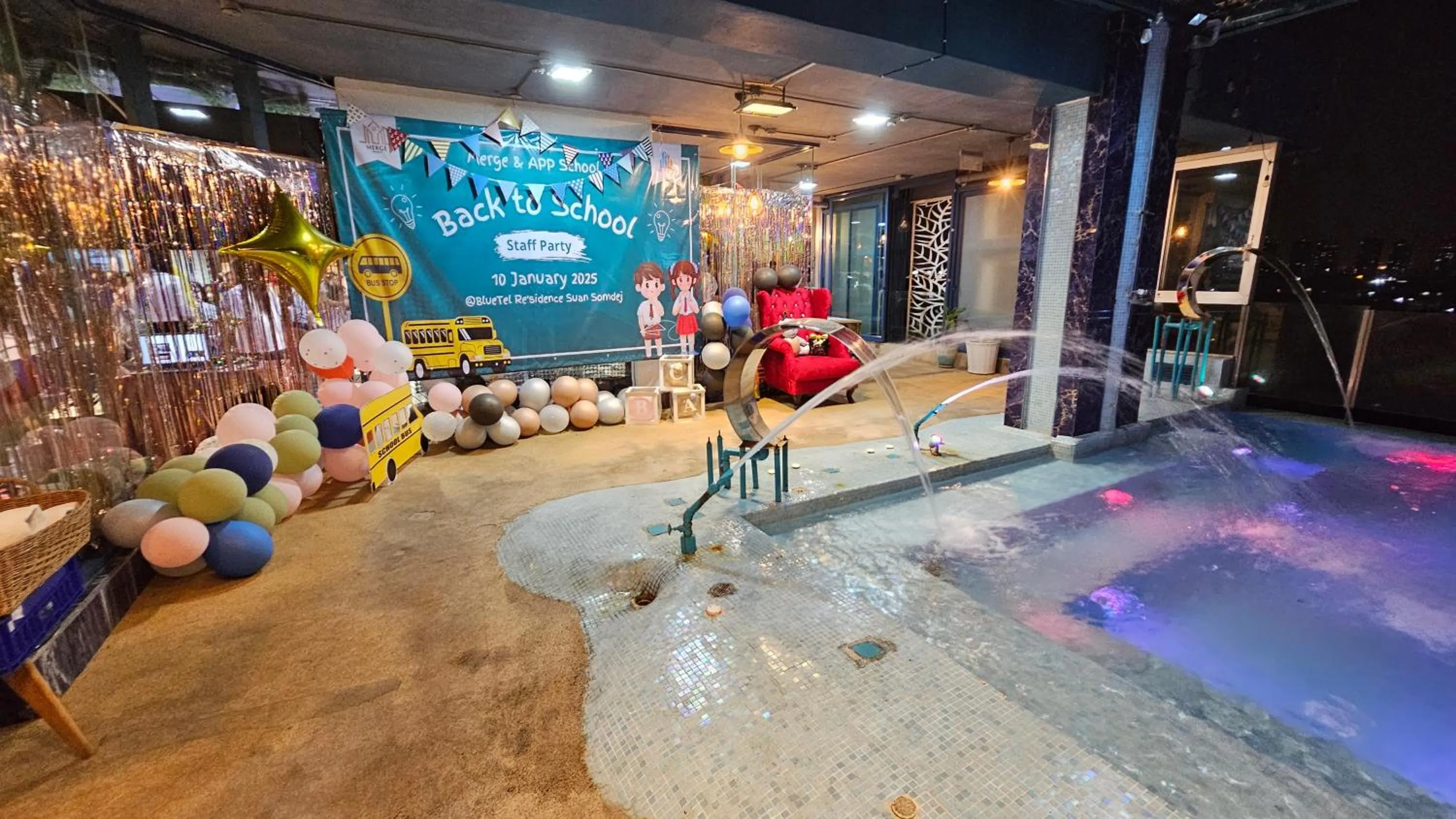 Night in BlueTel Re'sidencE Bangkok IMPACT บลูเทล เรซิดองส์ กรุงเทพ อิมแพค