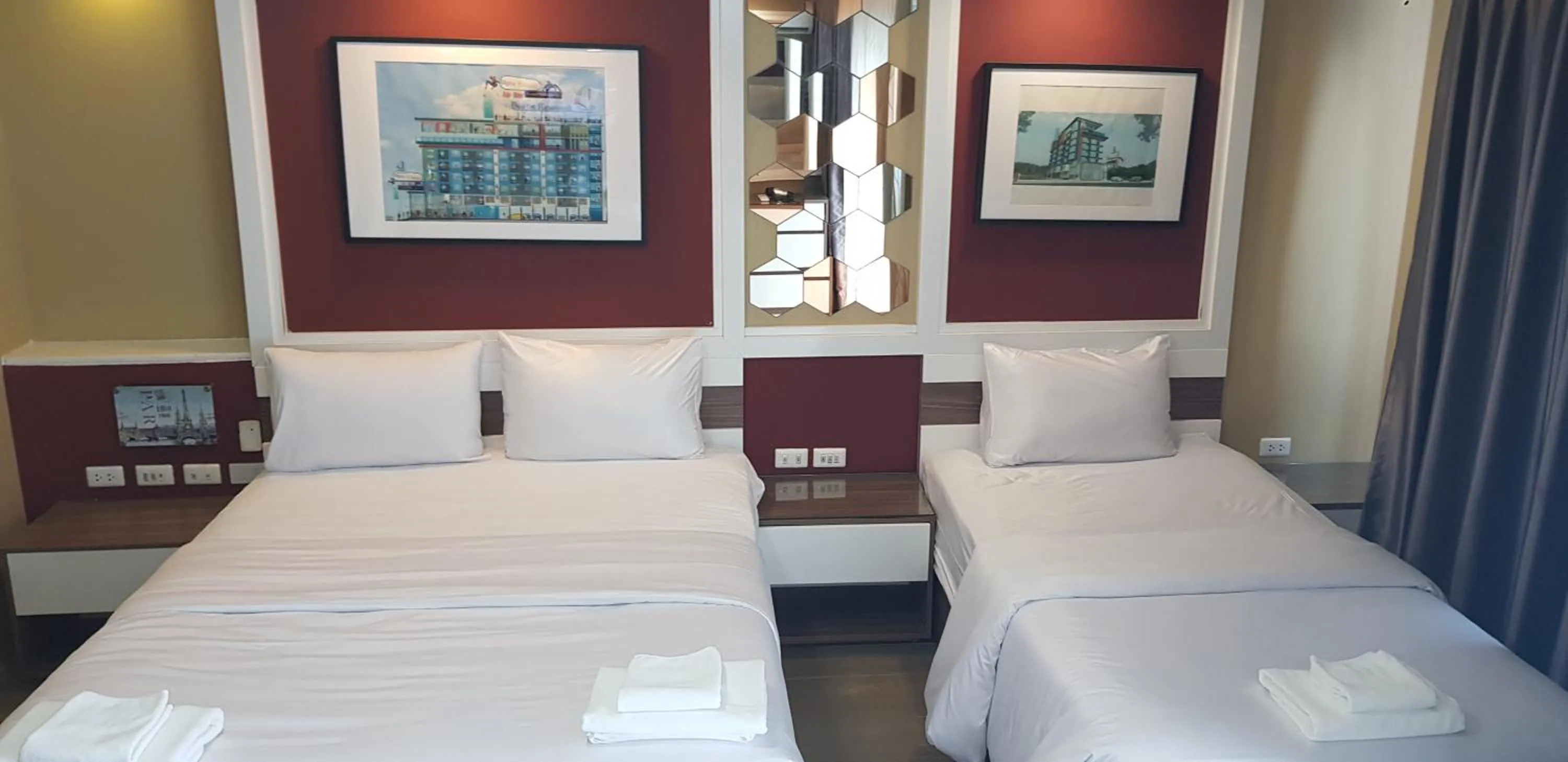 Bed in BlueTel Re'sidencE Bangkok IMPACT บลูเทล เรซิดองส์ กรุงเทพ อิมแพค