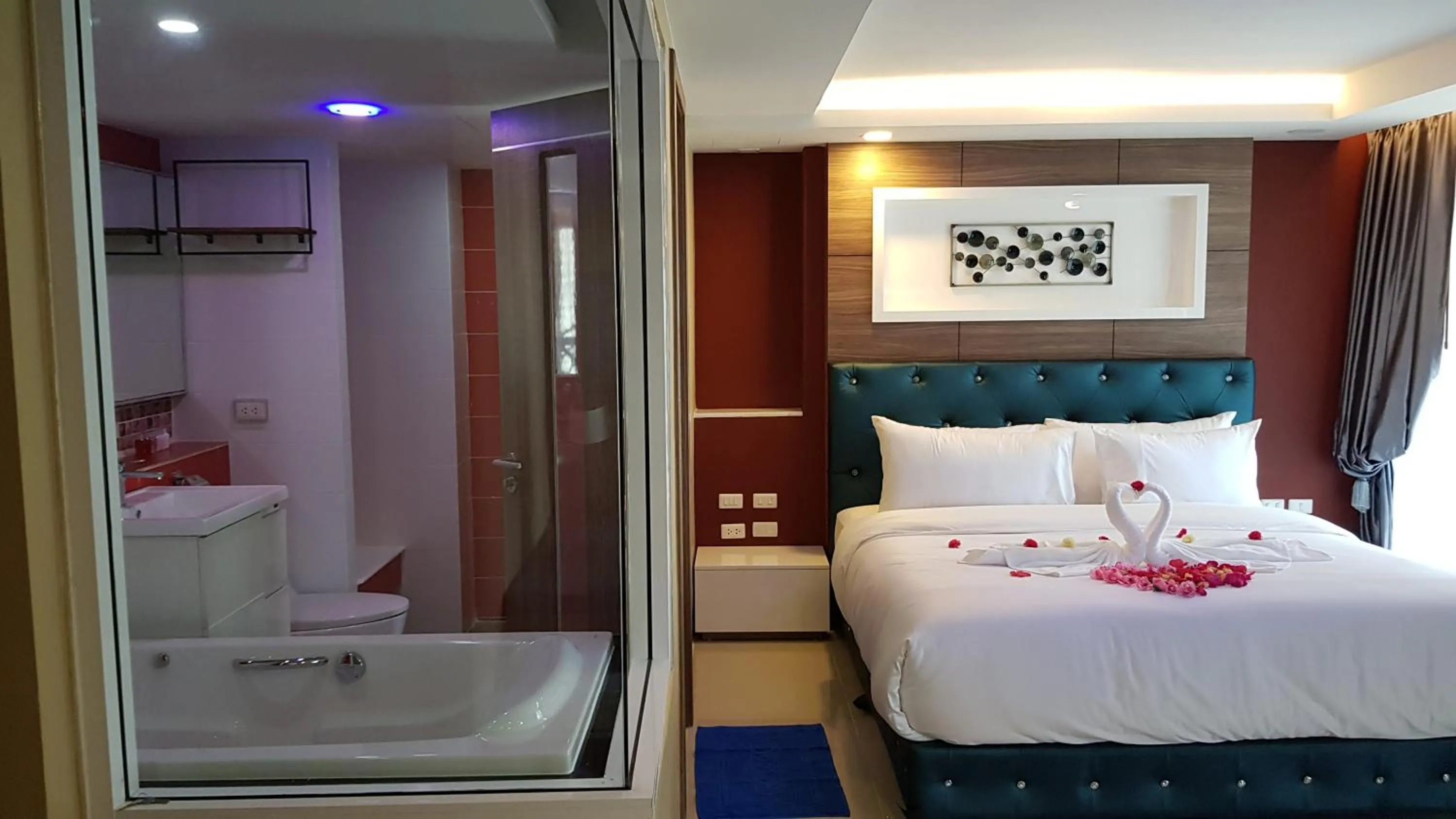 Bed in BlueTel Re'sidencE Bangkok IMPACT บลูเทล เรซิดองส์ กรุงเทพ อิมแพค