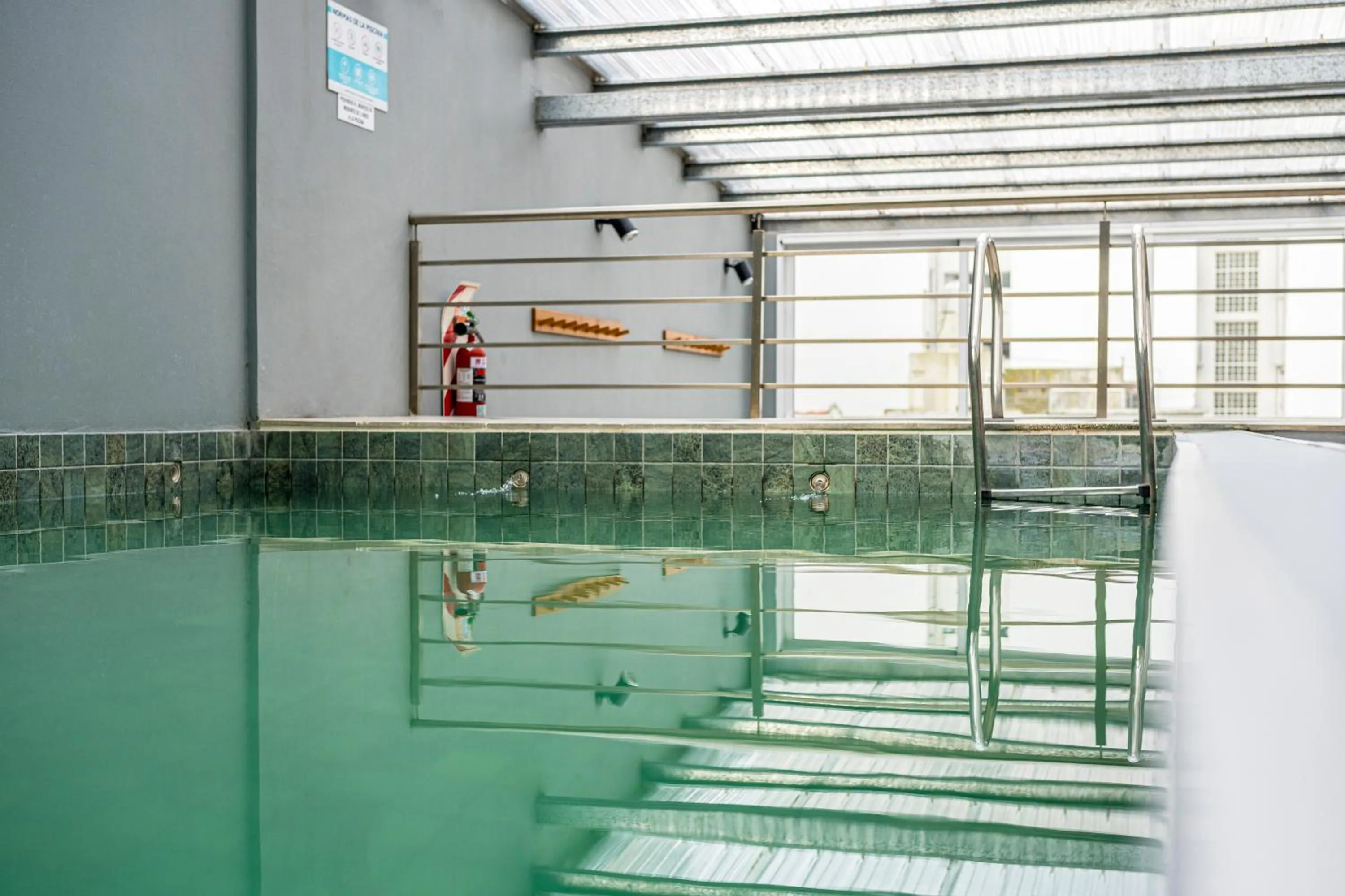 Pool view in Hotel Traful