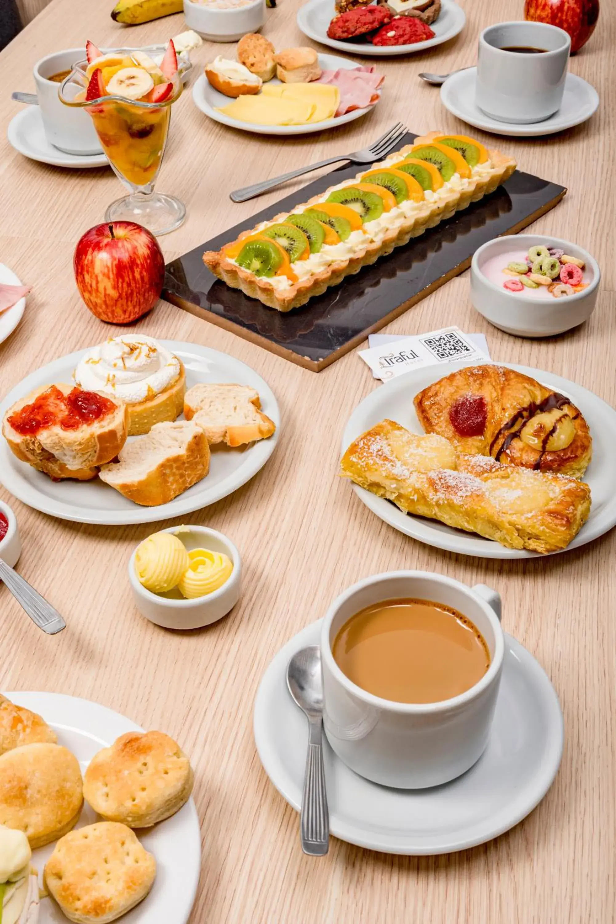 Buffet breakfast in Hotel Traful Buffet breakfast in Hotel Traful