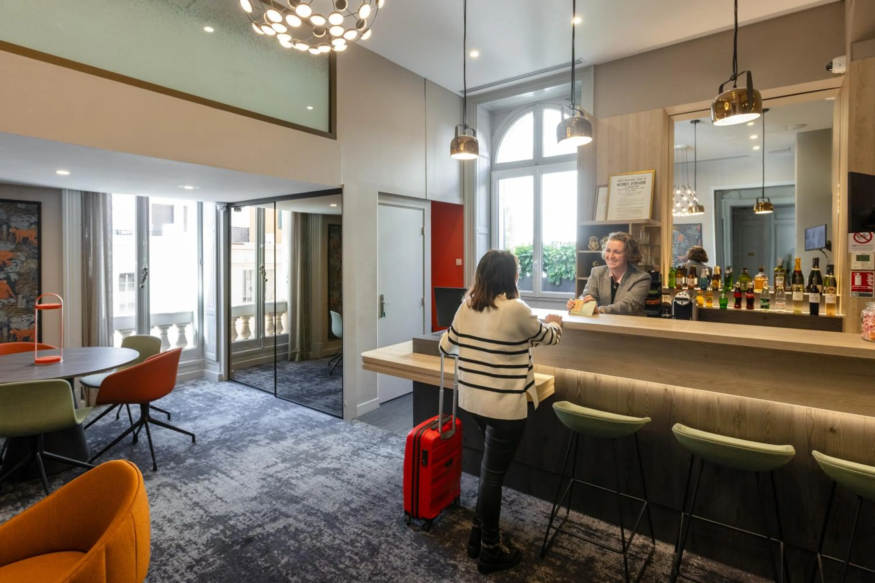 Lobby or reception in Hôtel Vendôme
