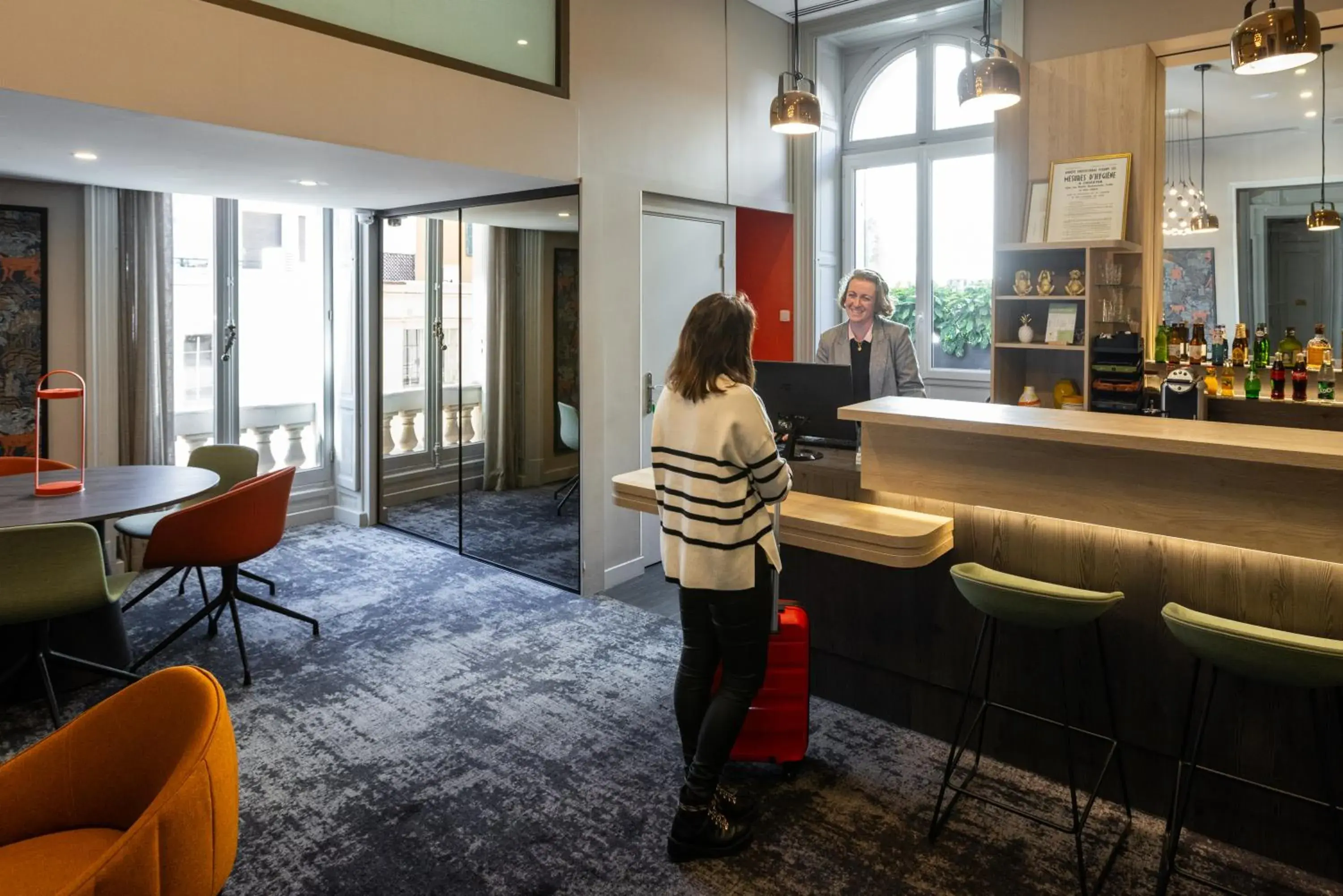 Lobby or reception in Hôtel Vendôme Lobby or reception in Hôtel Vendôme