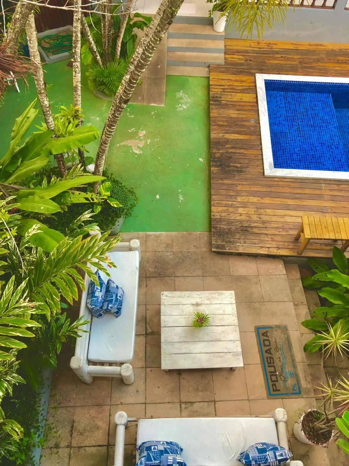 Garden view in DORM Olhar da Sereia