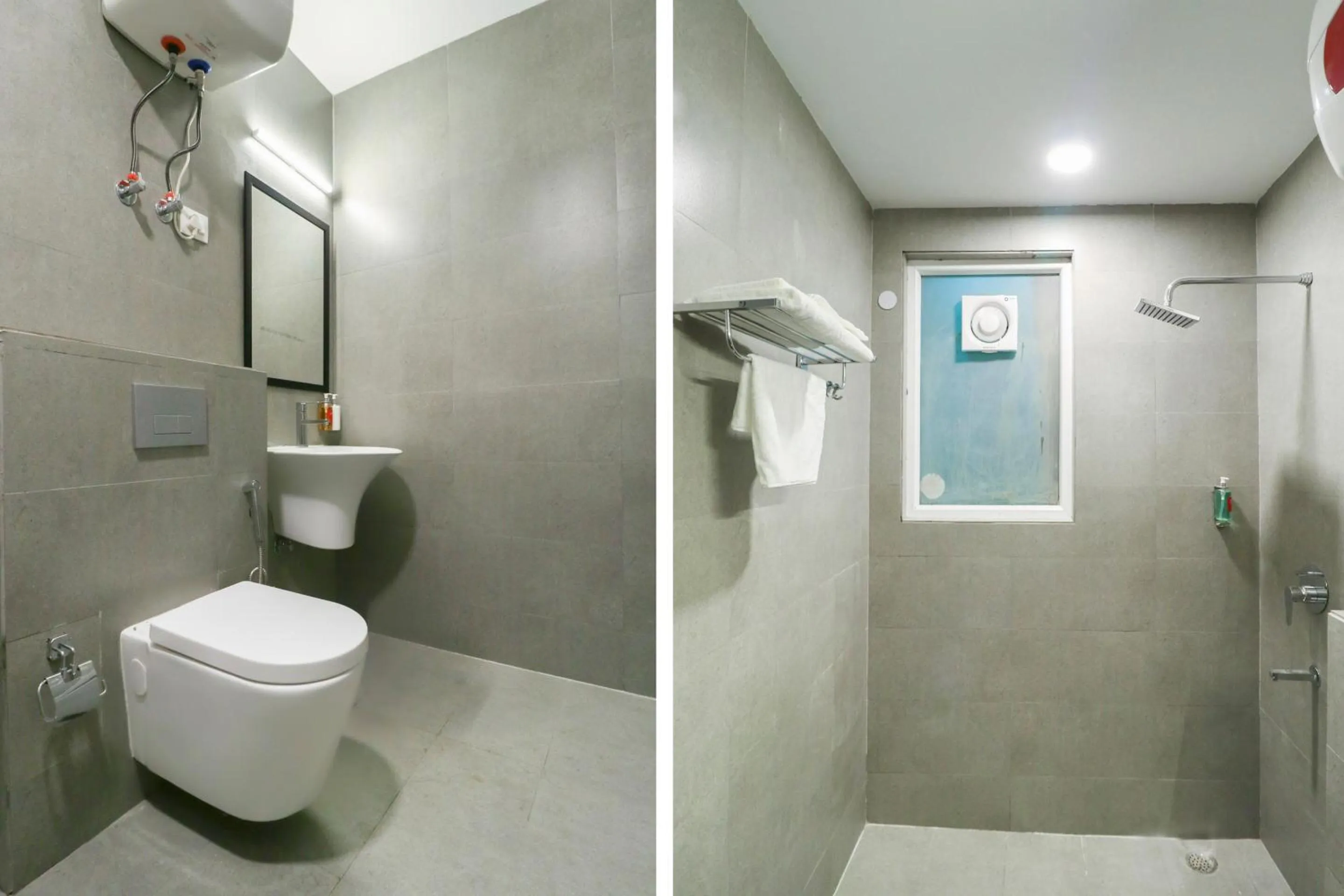 Bathroom in Super Townhouse Noida Sector 71 Near ISKCON Temple Noida