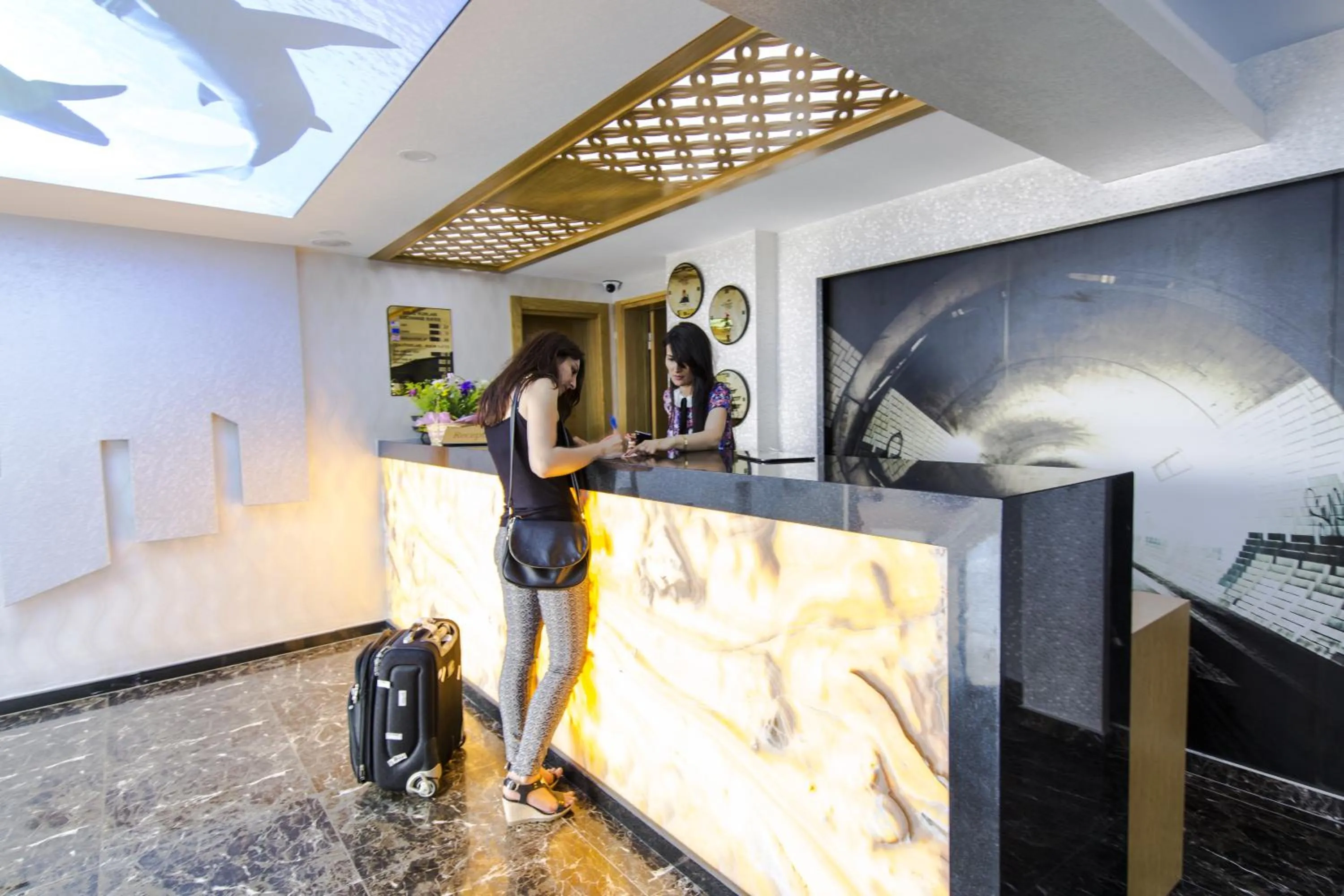 Lobby or reception in Sarp Hotel Kadriye