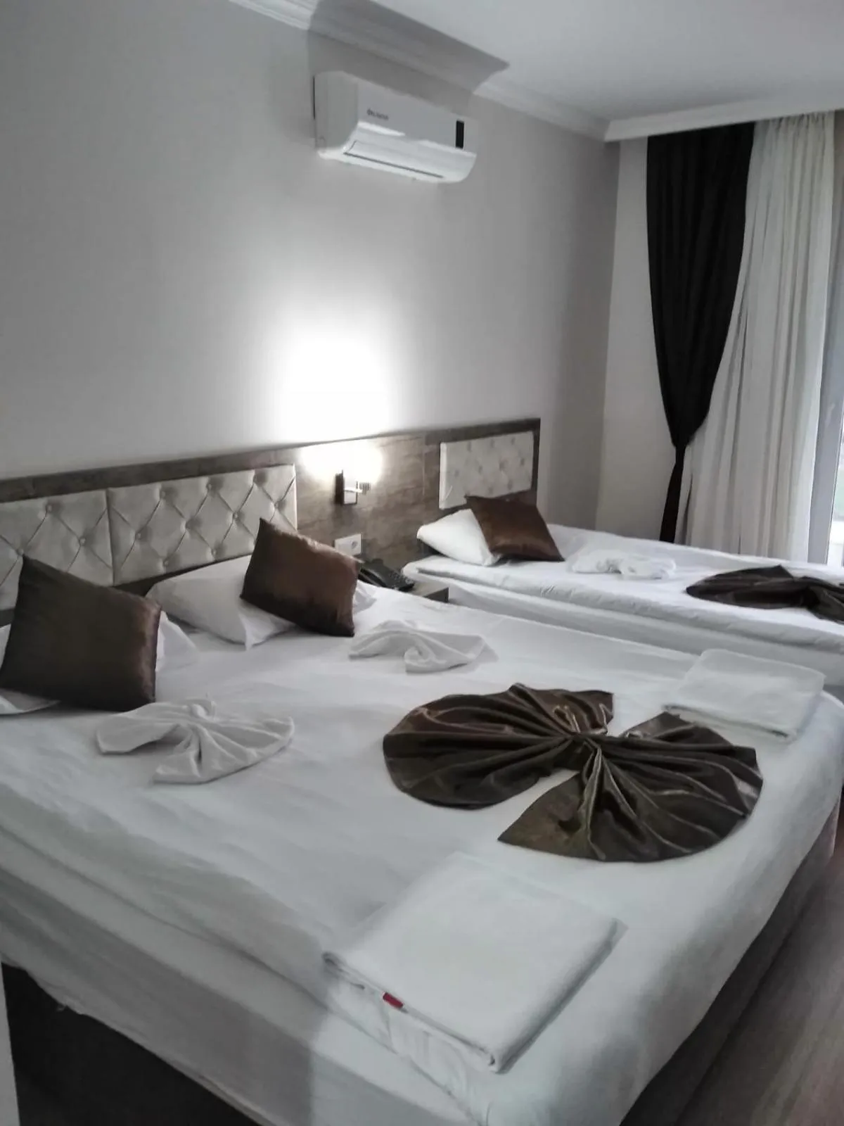 Bed in Sarp Hotel Kadriye